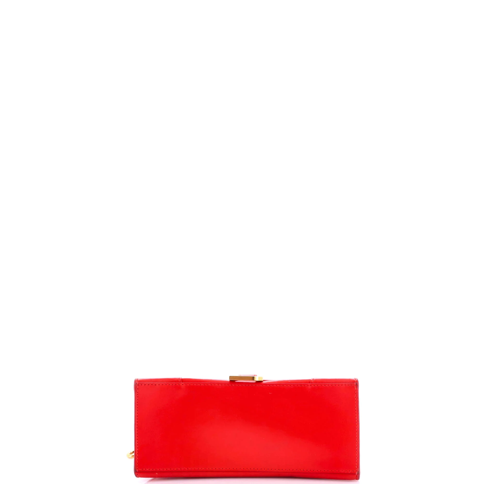 Hourglass Top Handle Bag Leather Small - Image 4