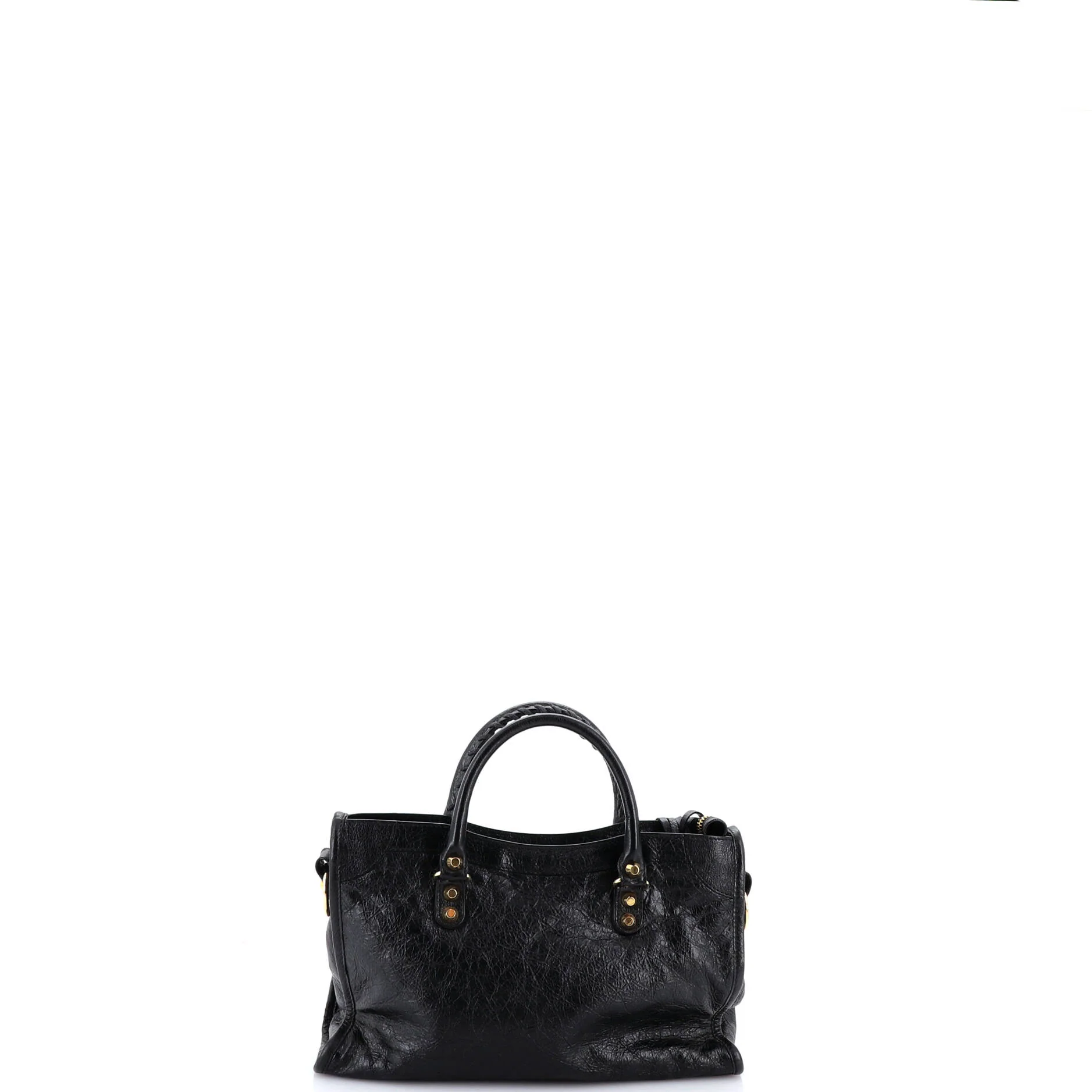 Logo Strap City Classic Studs Bag Leather Small - Image 3