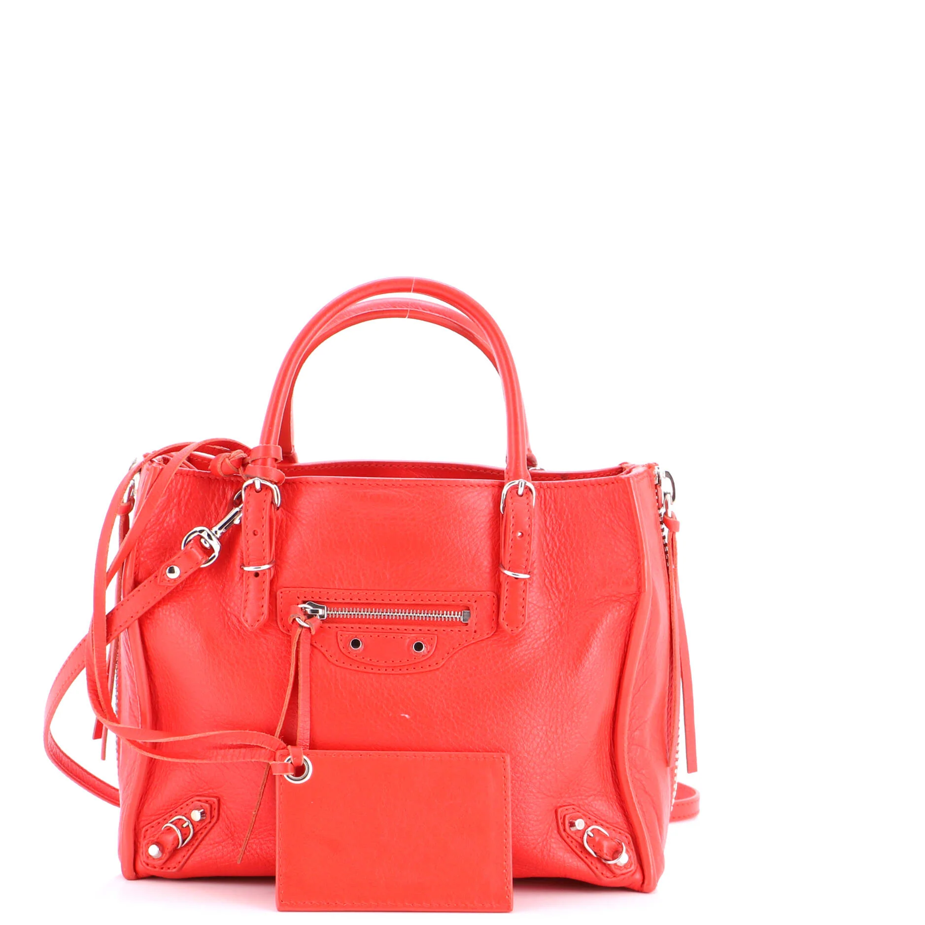 Papier A4 Zip Around Classic Studs Bag Leather Mini - Image 2