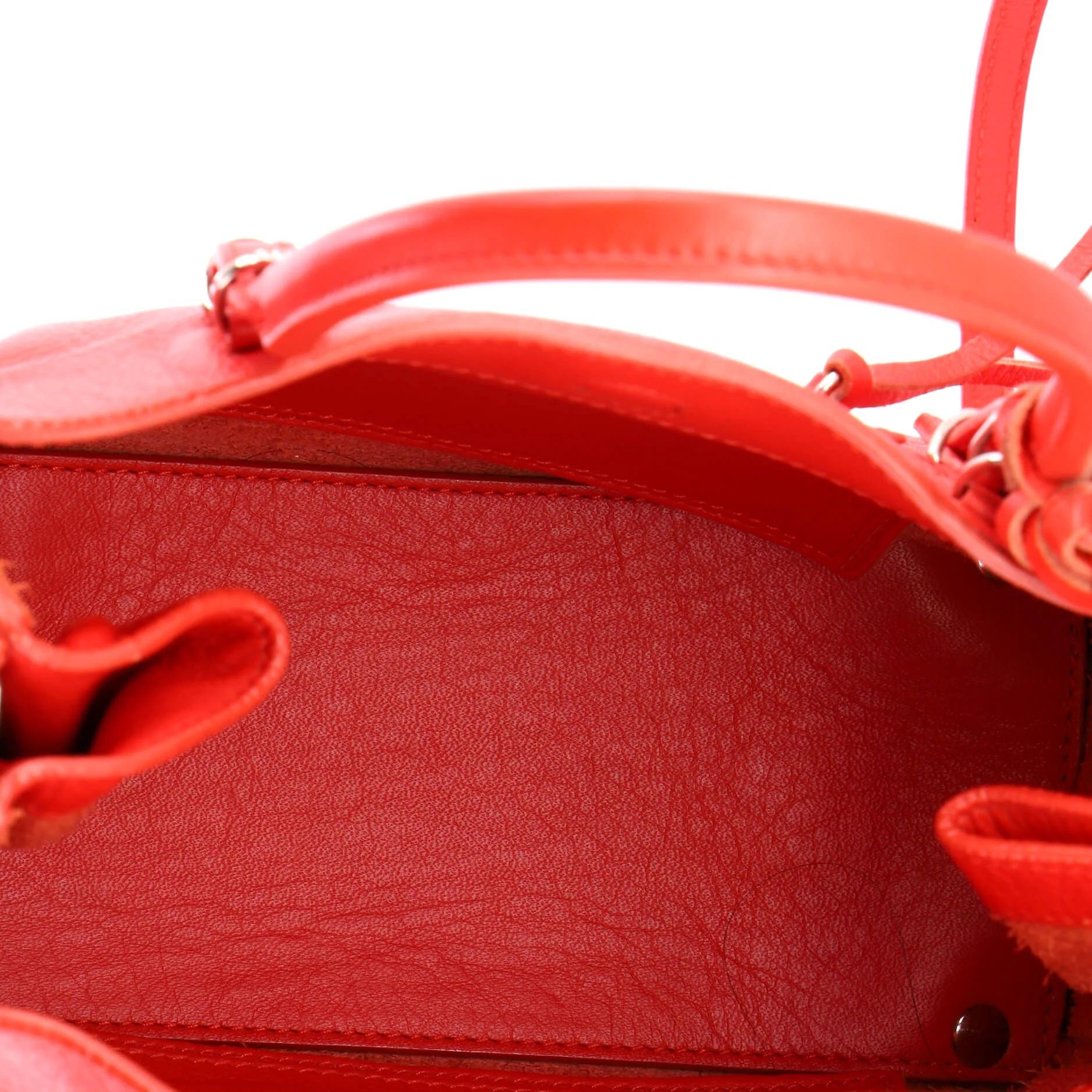 Papier A4 Zip Around Classic Studs Bag Leather Mini - Image 6