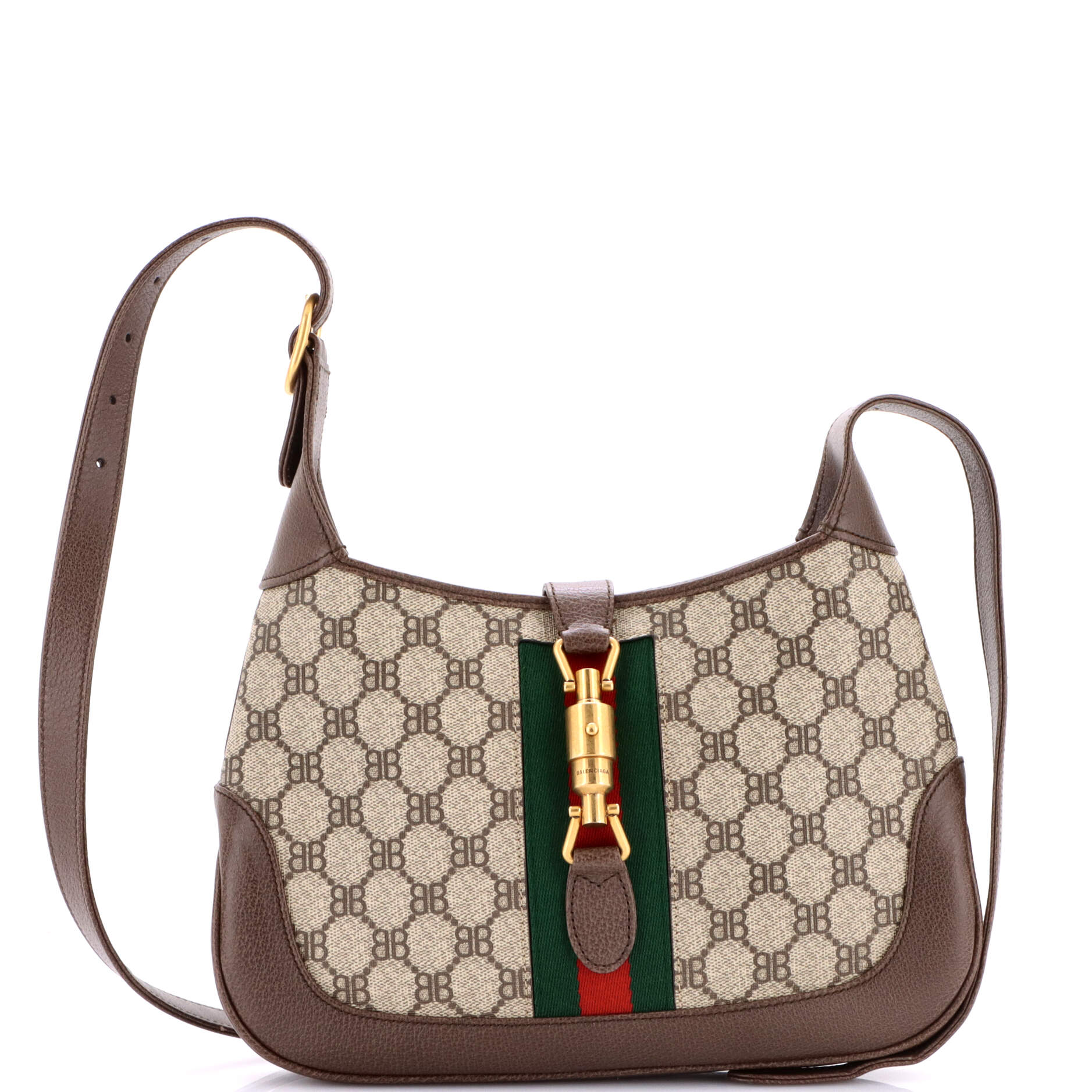 x Gucci The Hacker Project Jackie 1961 Hobo BB Coated Canvas Small