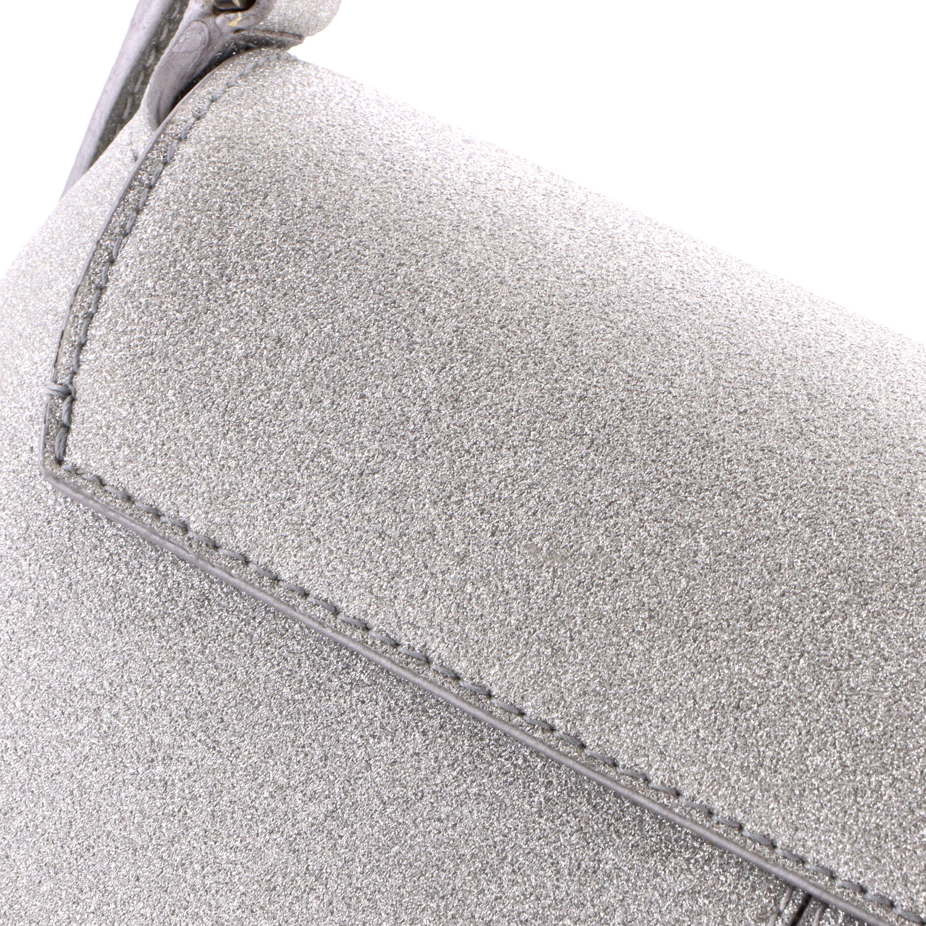 XX Flap Street Shoulder Bag Glitter Leather Small - Image 6