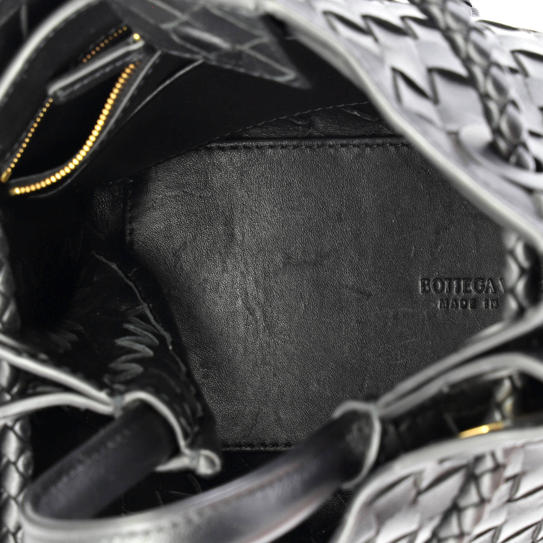Andiamo Top Handle Bag Intrecciato Nappa Small - Image 5