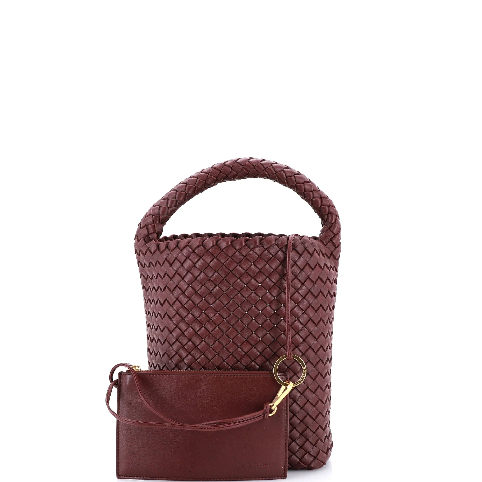 Cabat Bucket Bag Padded Intrecciato Leather Small - Image 2
