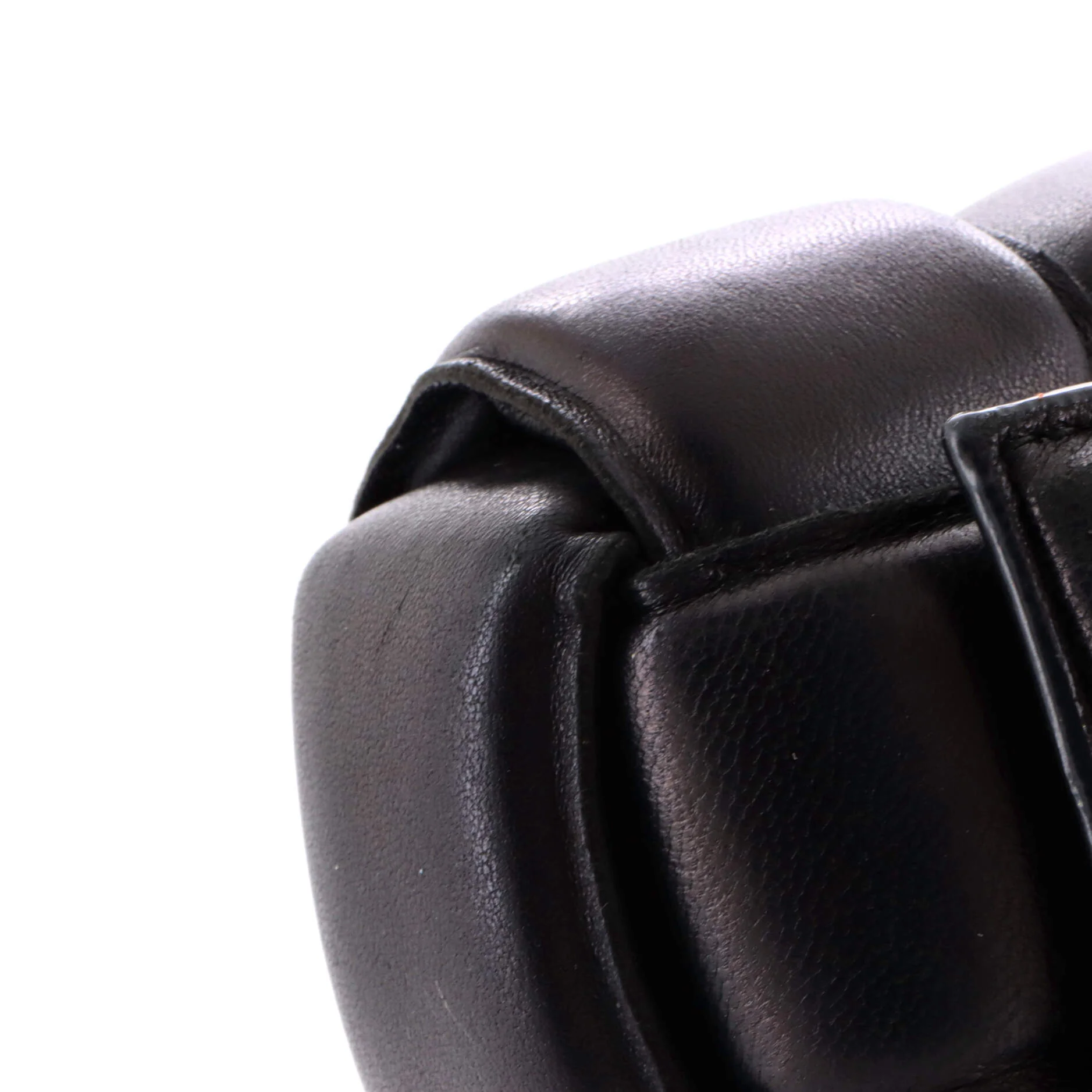 Cassette Chain Crossbody Bag Padded Maxi Intrecciato Leather - Image 6