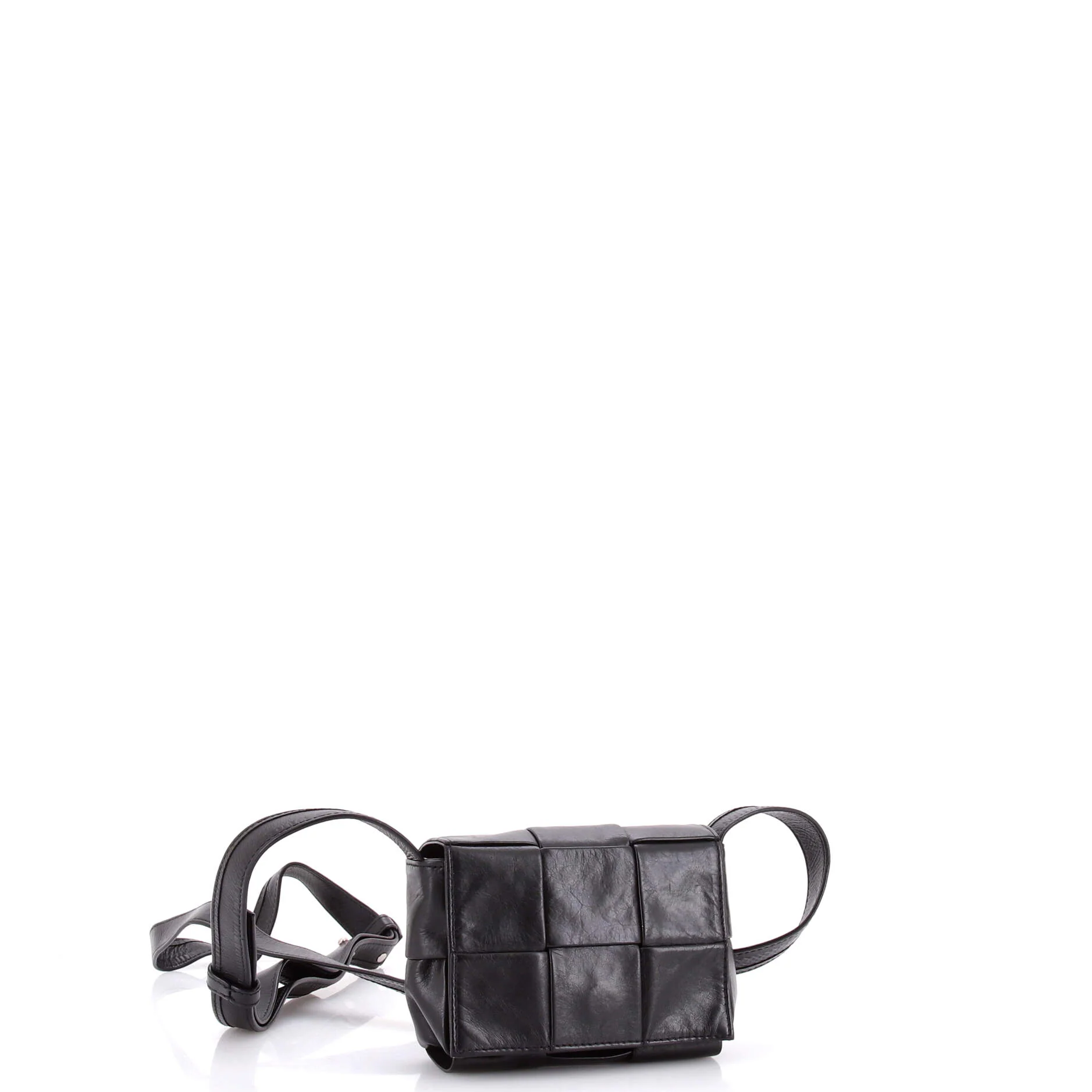 Cassette Crossbody Bag Maxi Intrecciato Leather Candy - Image 2
