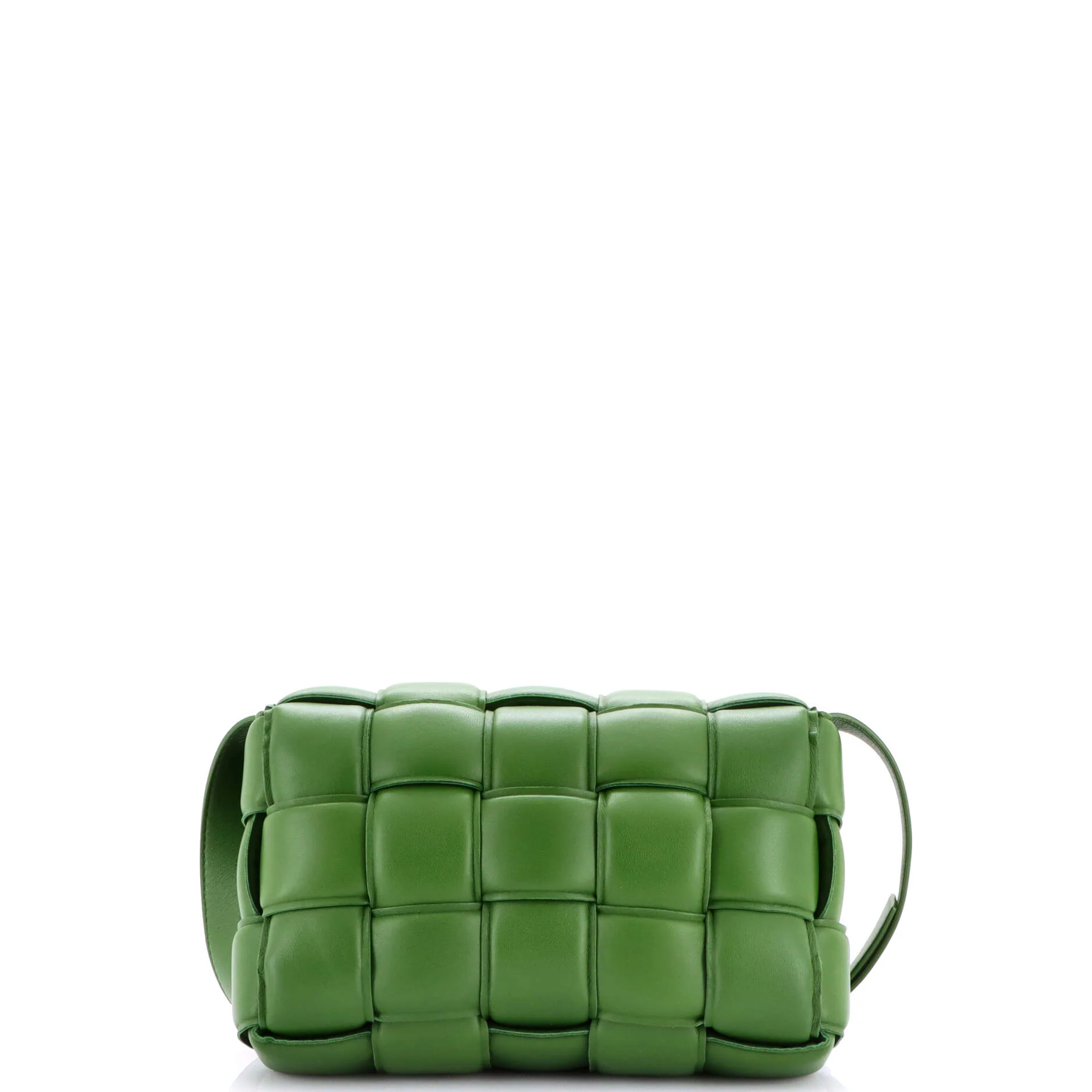Cassette Crossbody Bag Padded Maxi Intrecciato Leather - Image 3
