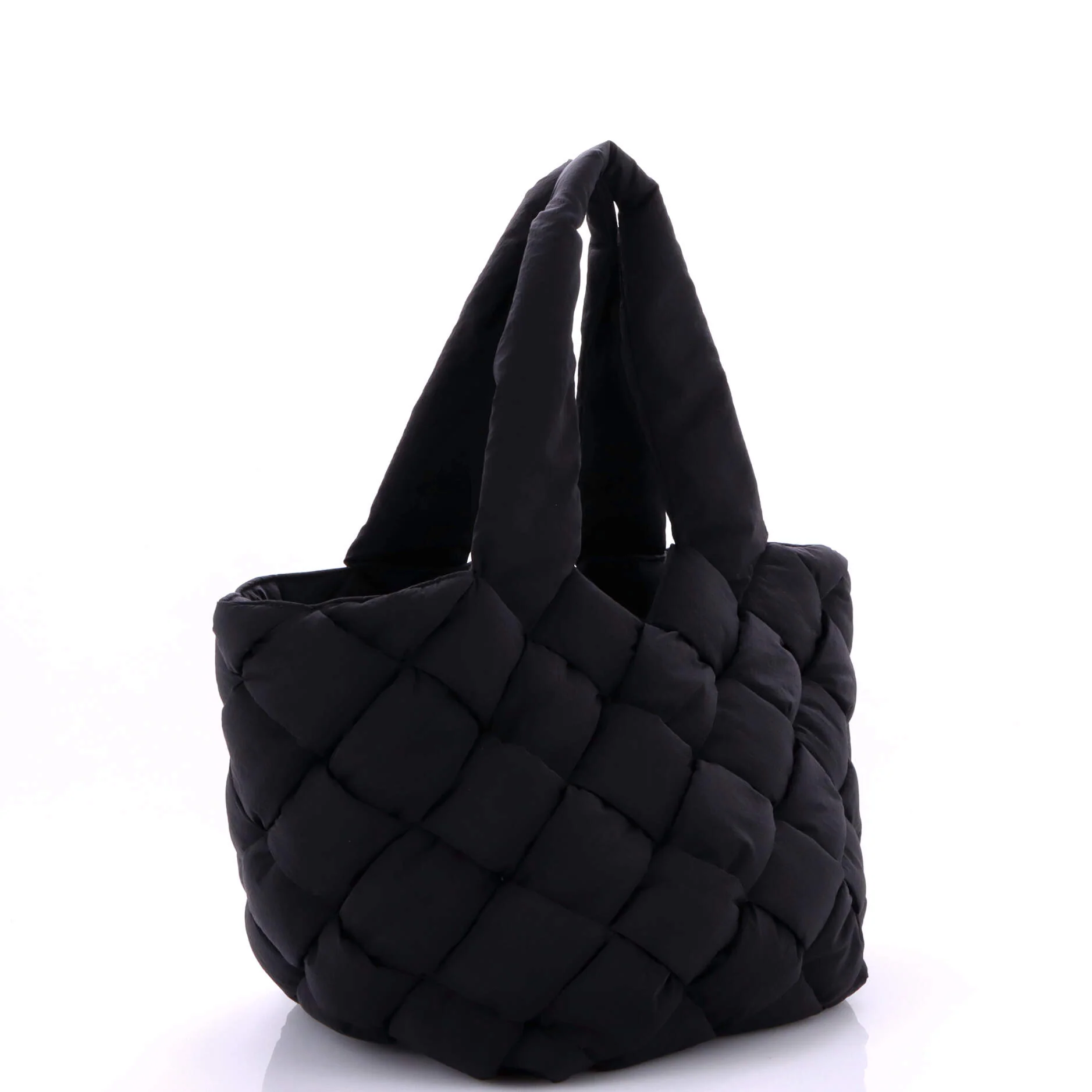 Cassette Paper Tote Intrecciato Nylon - Image 3