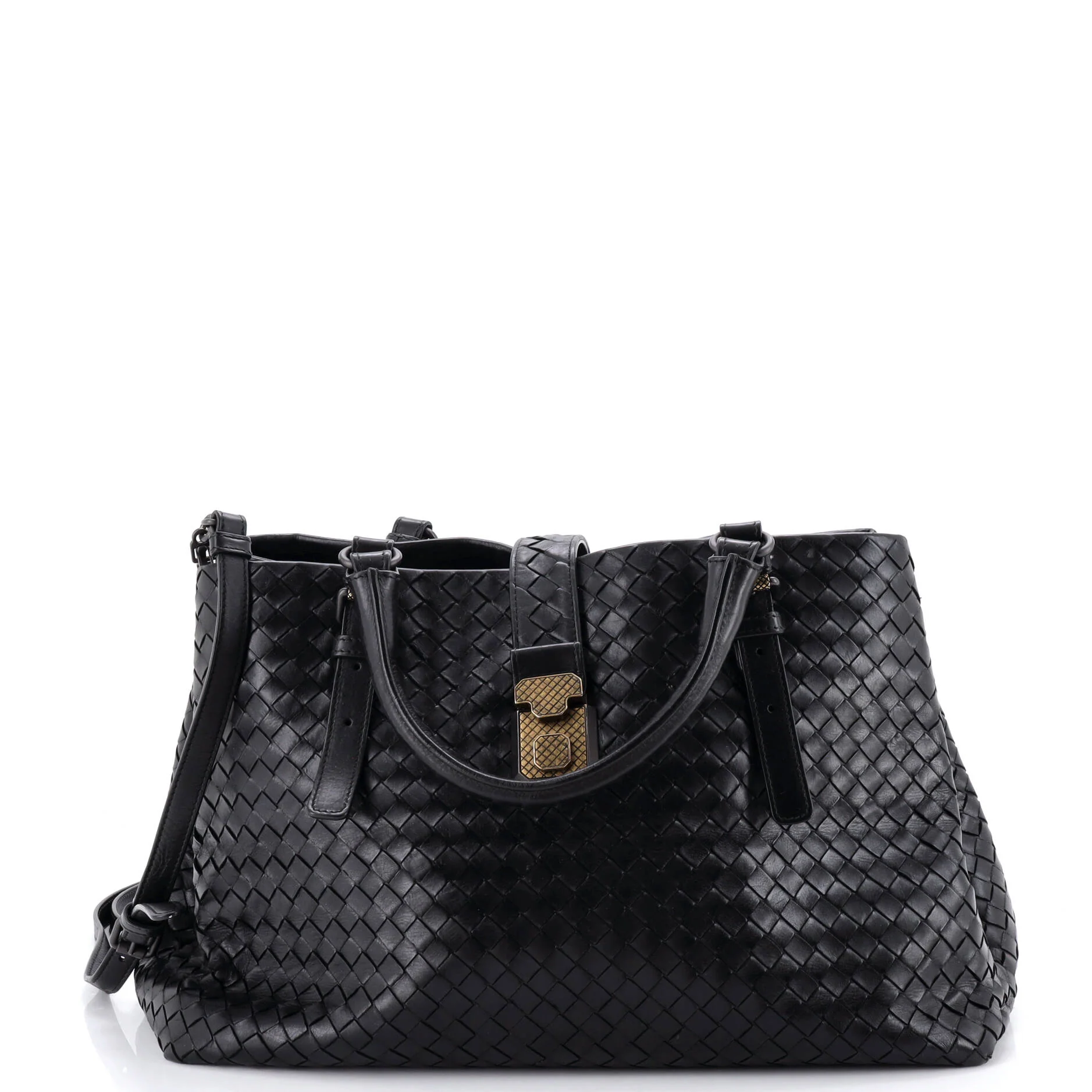 Roma Bag Intrecciato Nappa Medium