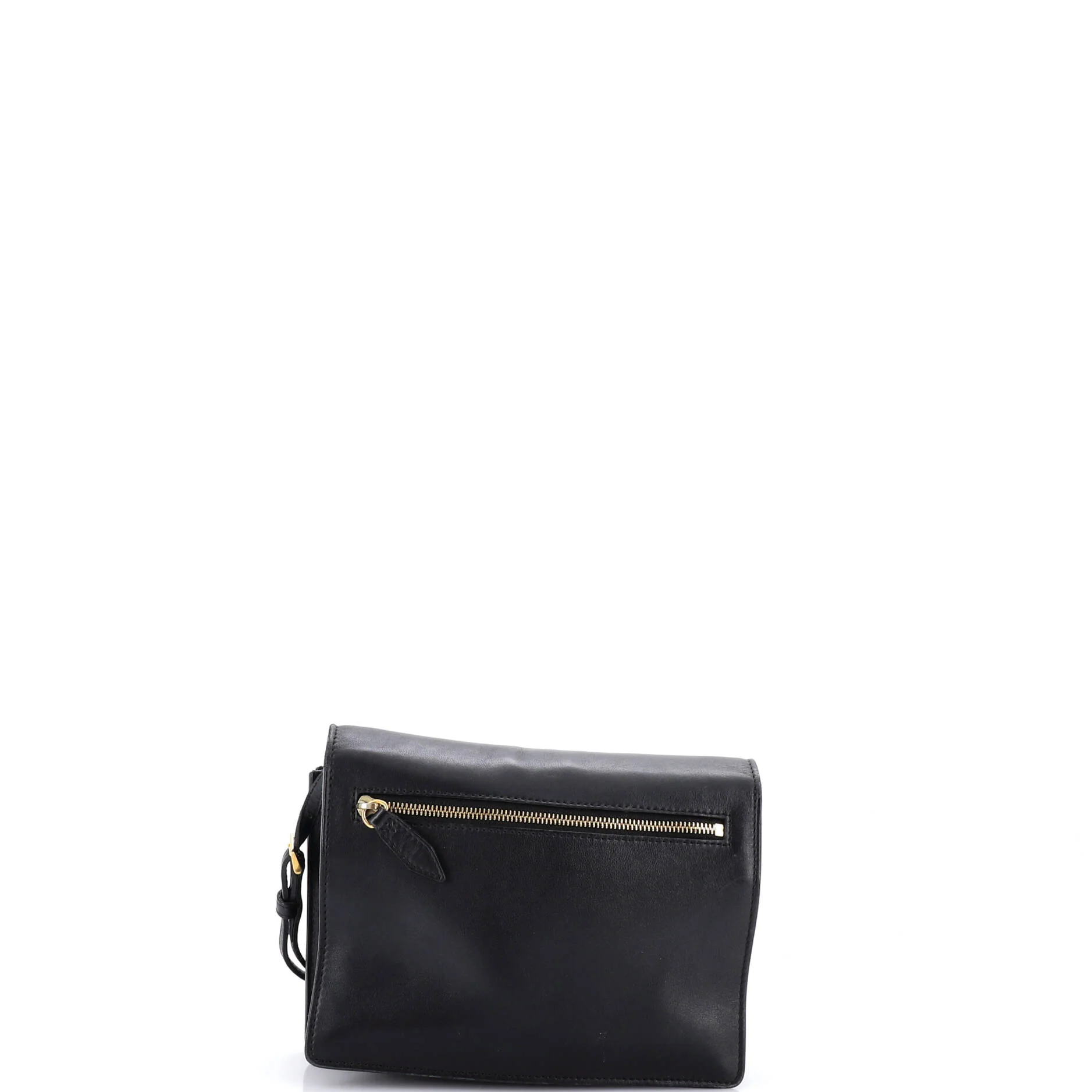 Macken Crossbody Bag Leather and House Check Canvas Small - Image 3