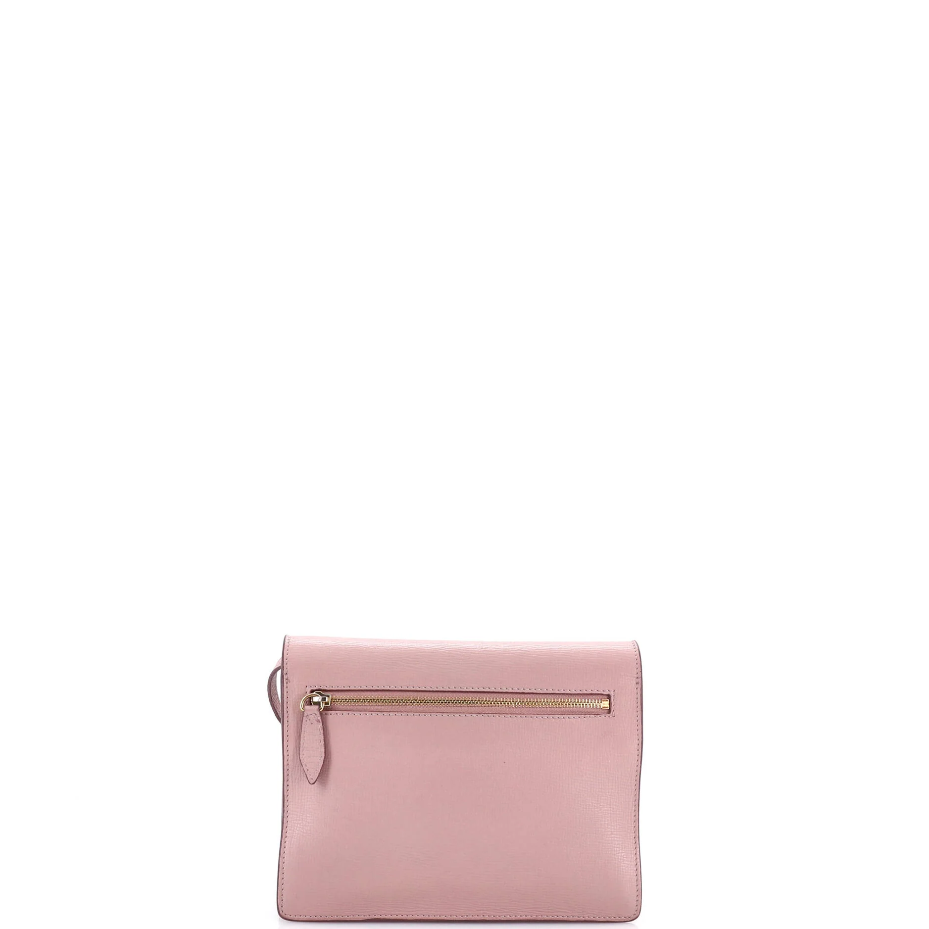 Macken Crossbody Bag Leather and House Check Canvas Small - Image 3