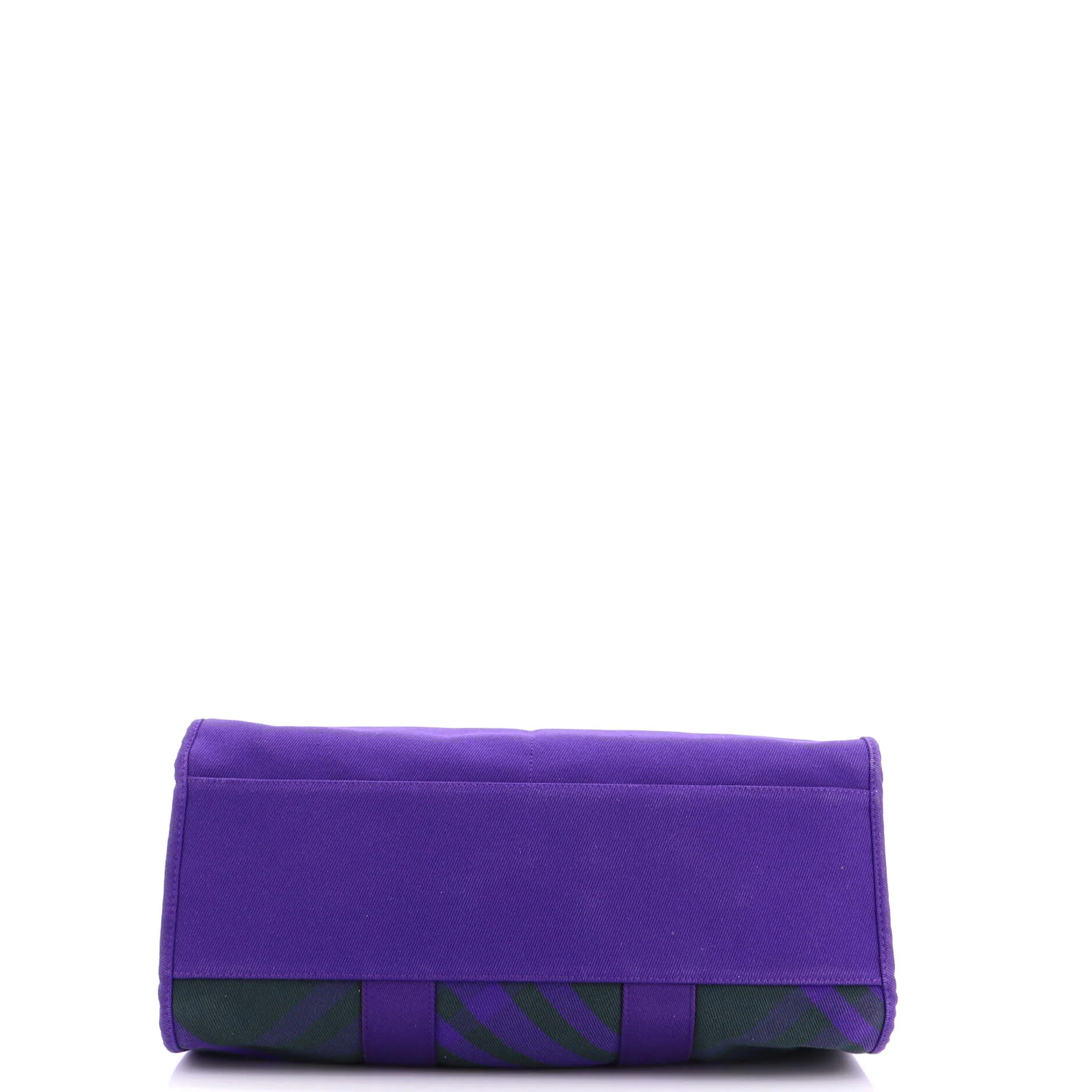 Open Shopper Tote Check Canvas Large - Image 4