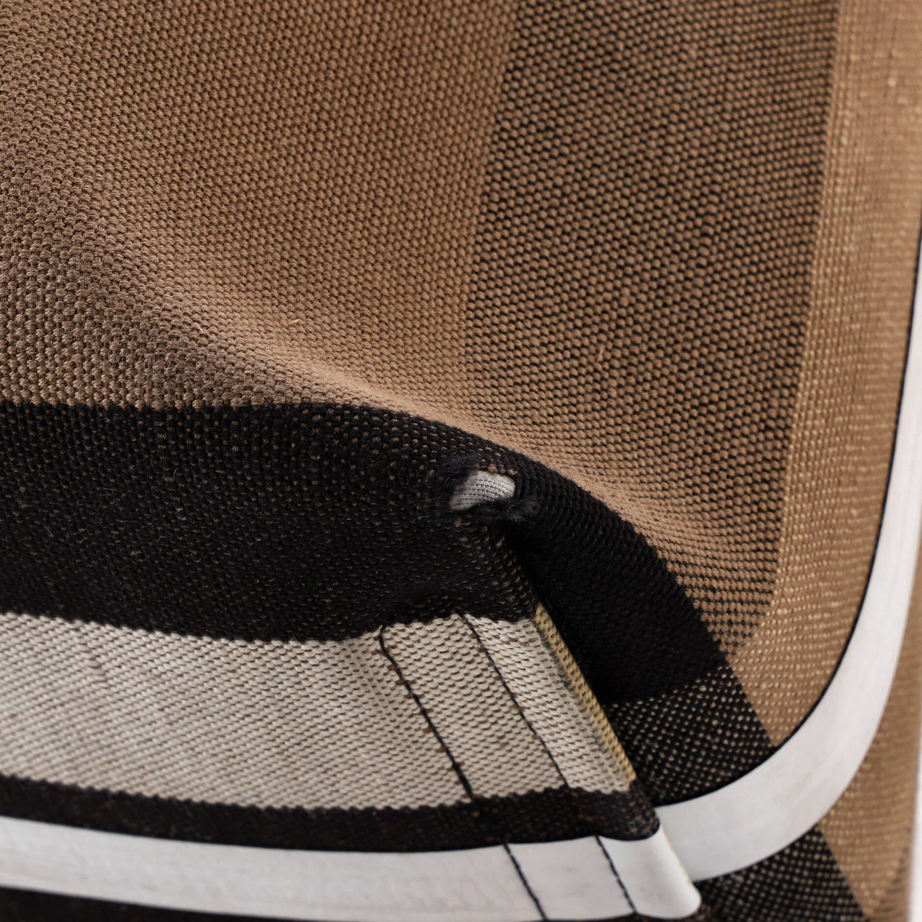 Reversible Giant Tote House Check Canvas and Leather Large - Image 6