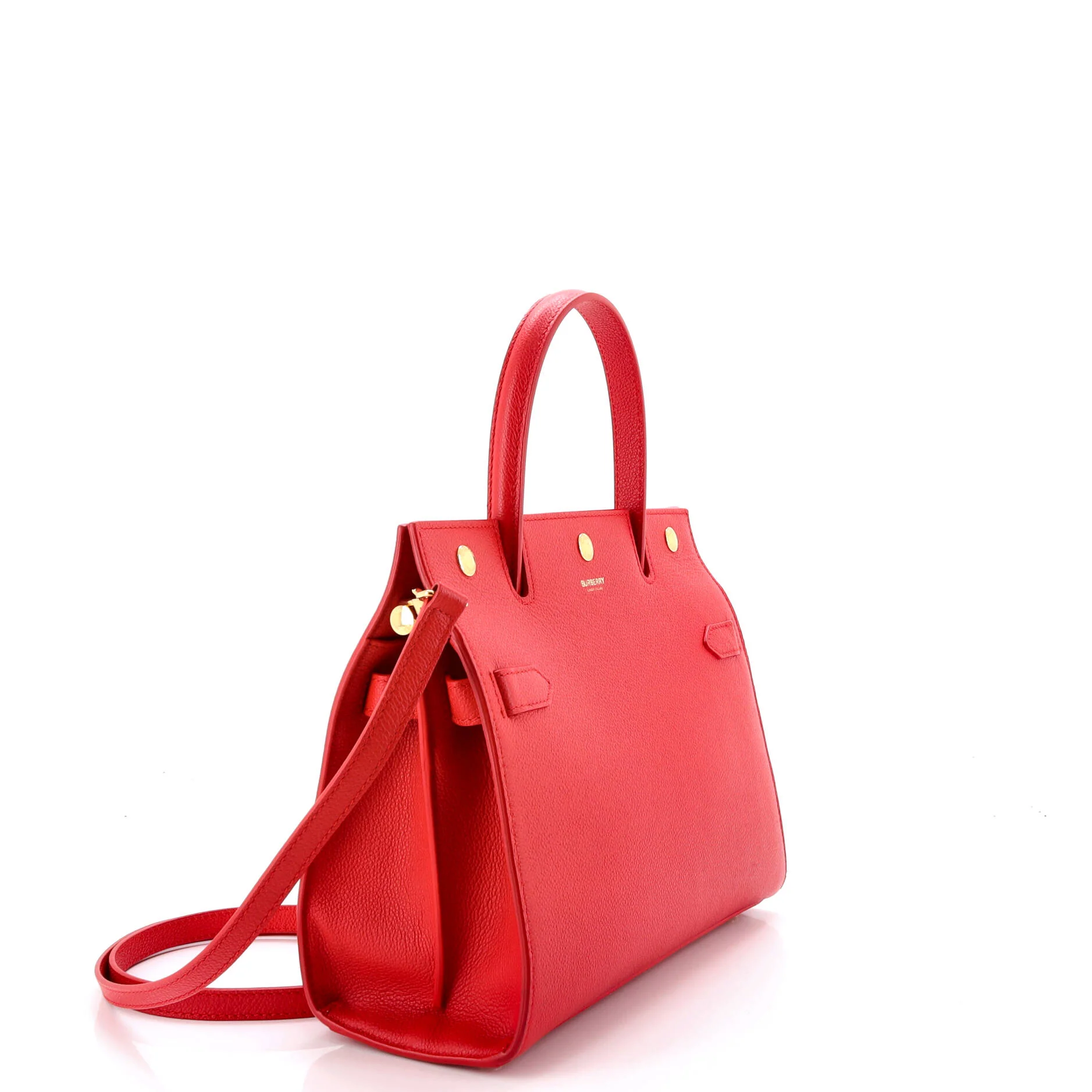 Title Top Handle Bag Leather Medium - Image 2