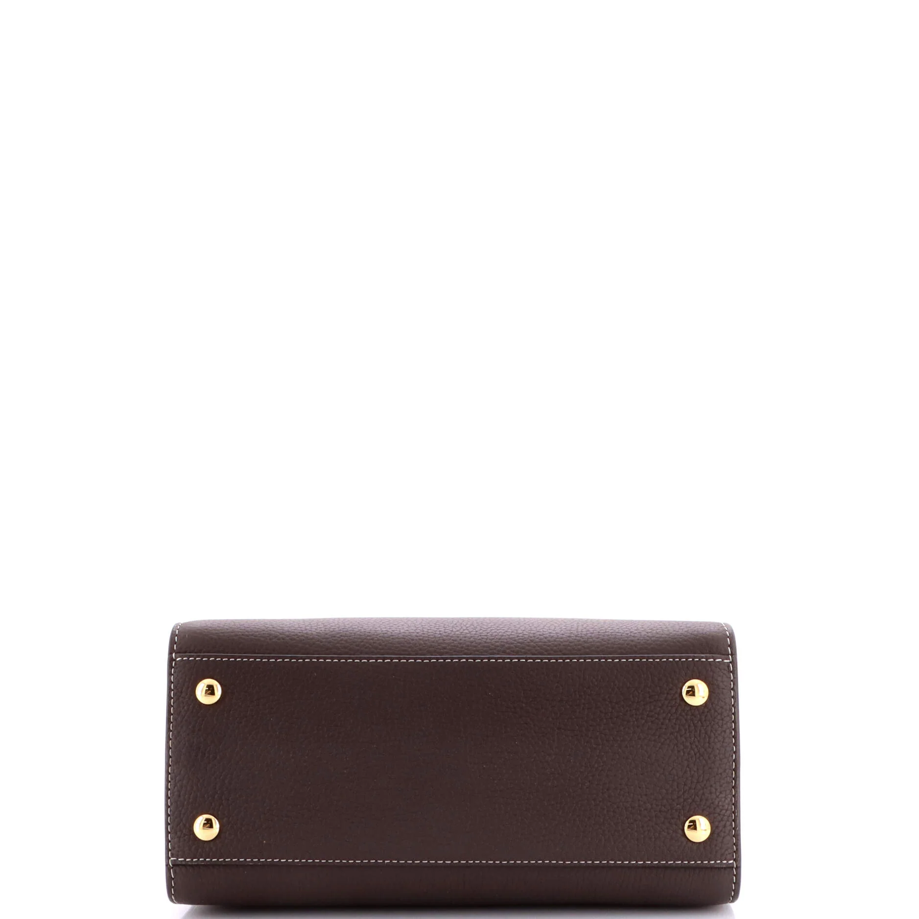 Title Top Handle Bag Leather Mini - Image 4