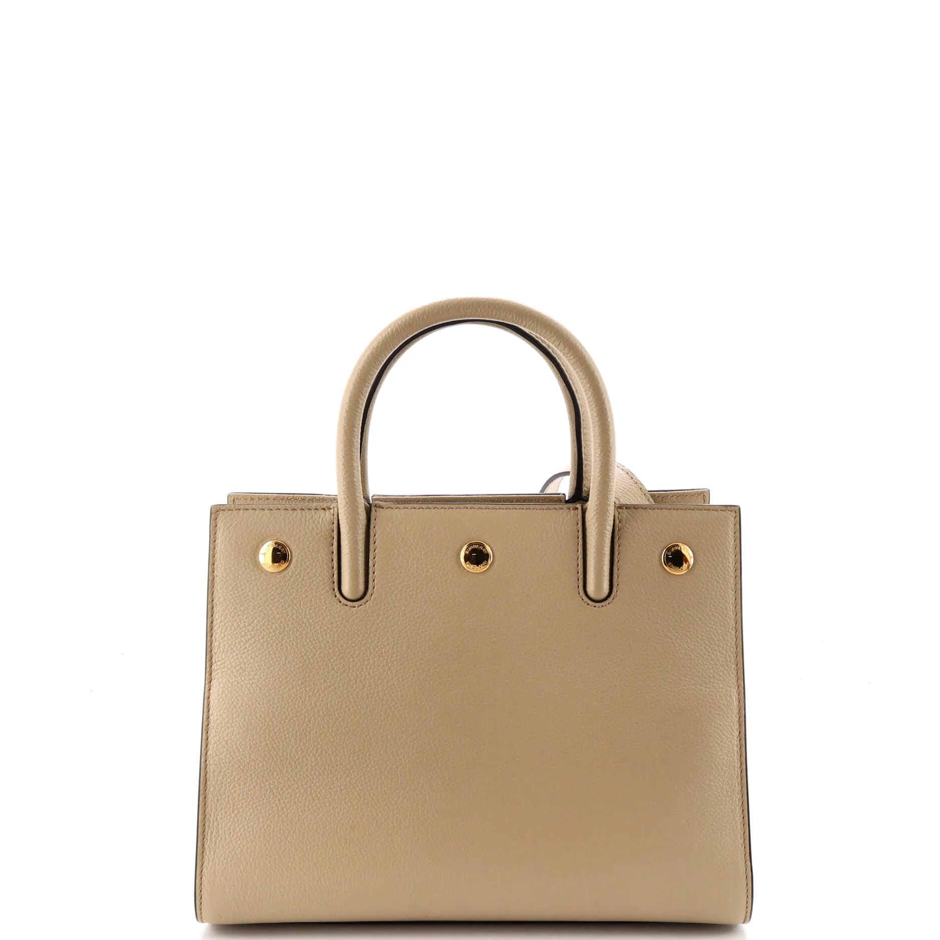 Title Two Handle Tote Leather Mini - Image 3