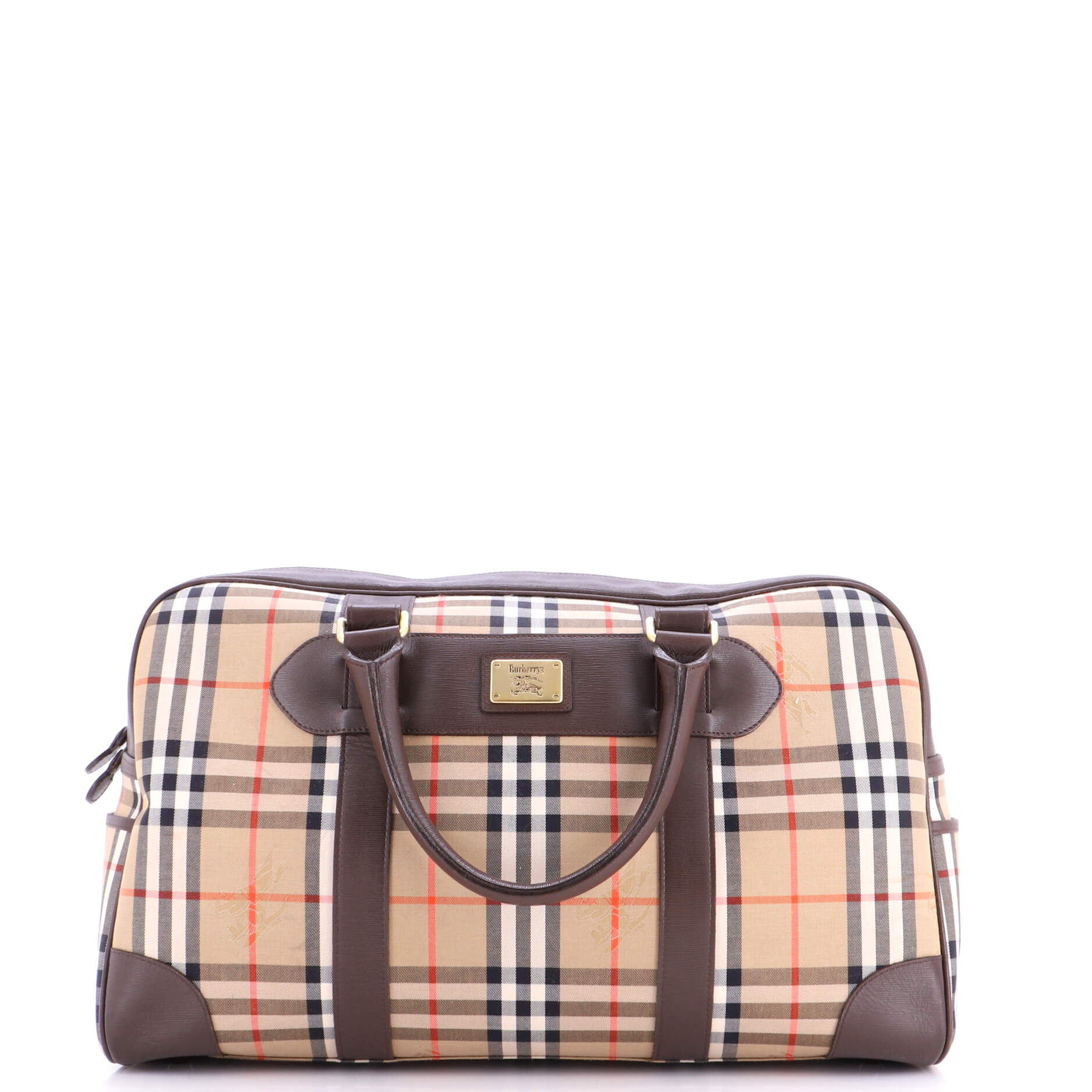 Vintage Boston Bag Haymarket Coated Canvas