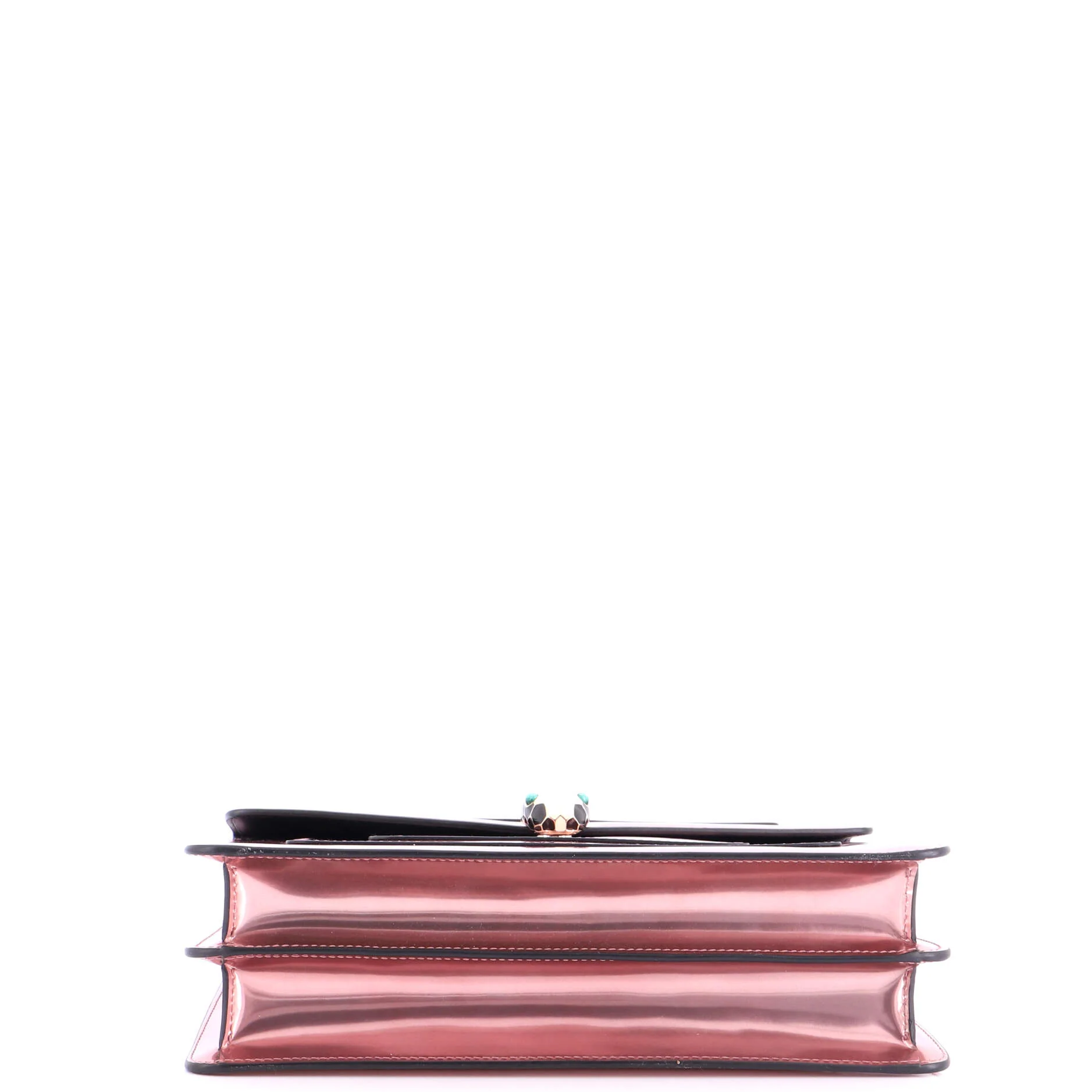 Serpenti Forever Shoulder Bag Metallic Leather Medium - Image 4
