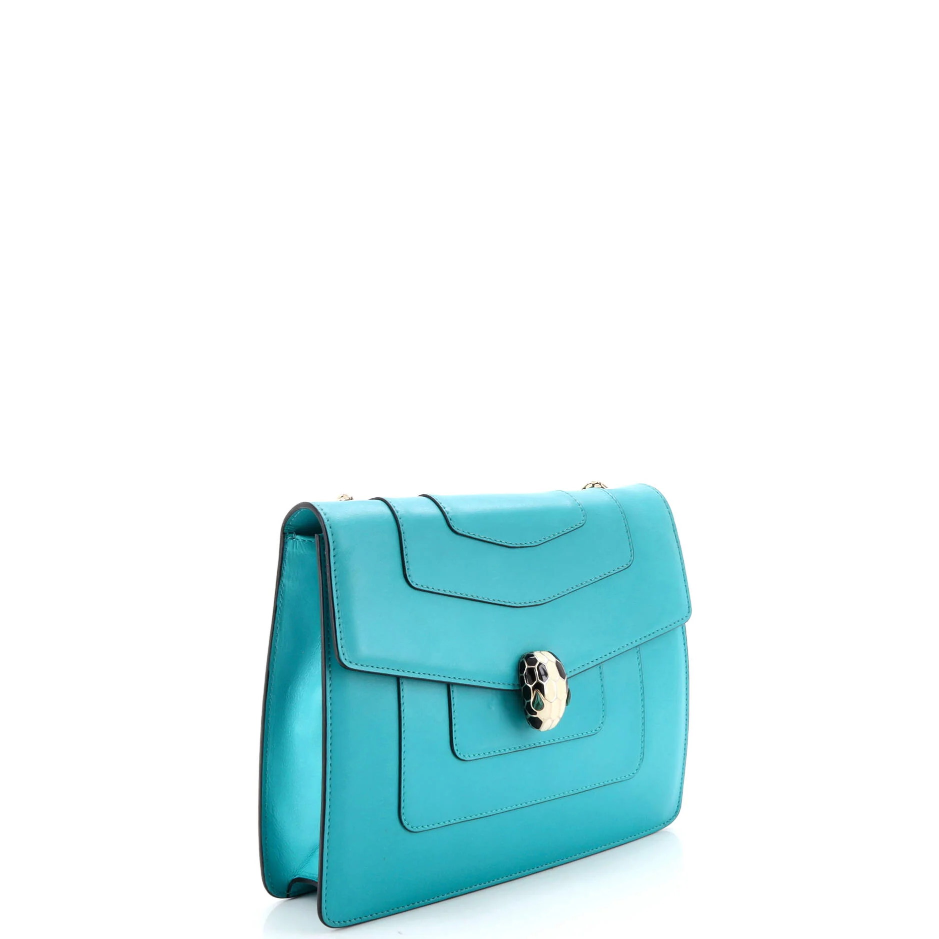 Serpenti Forever Square Shoulder Bag Leather Medium - Image 2