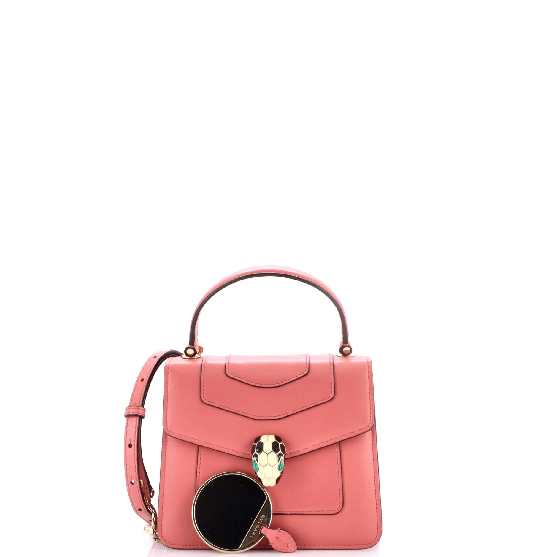 Serpenti Forever Top Handle Bag Leather Small - Image 2