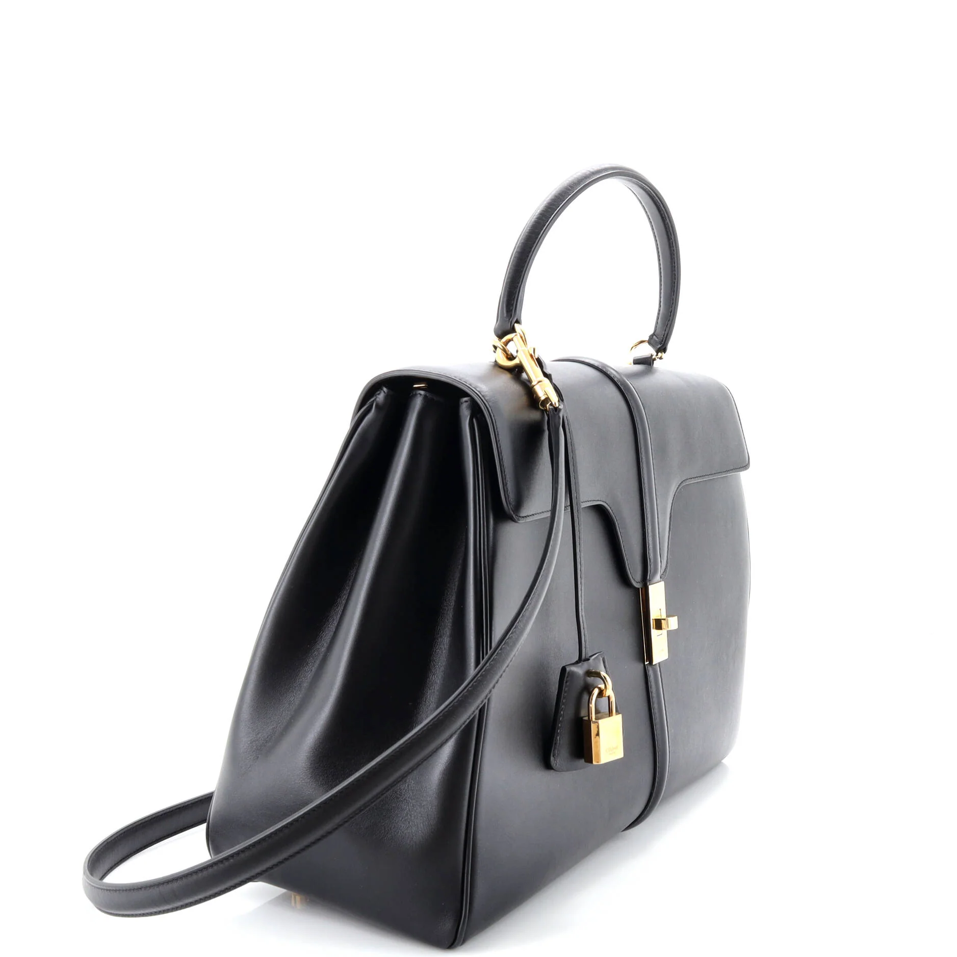16 Top Handle Bag Smooth Calfskin Large - Image 2