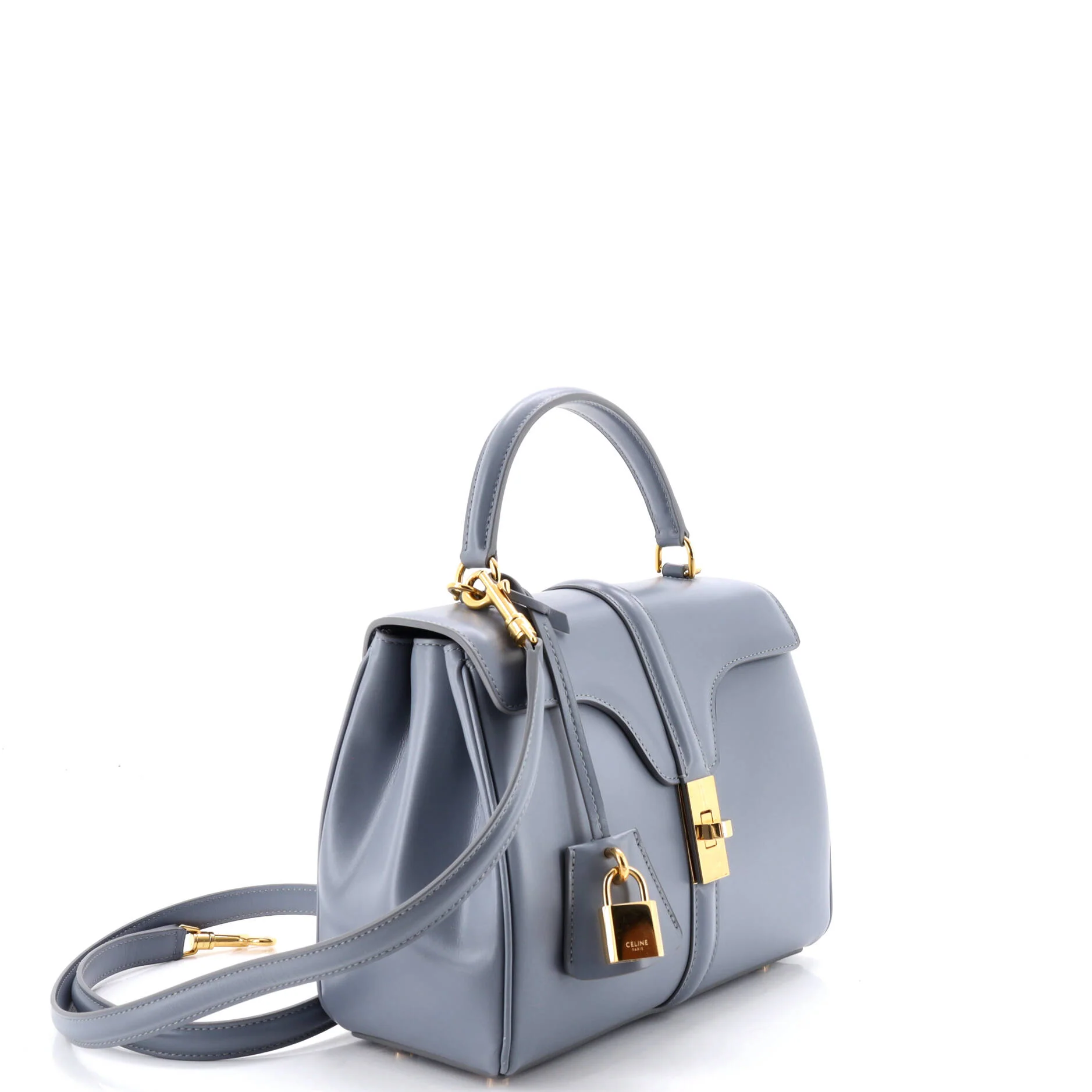 16 Top Handle Bag Smooth Calfskin Small - Image 2