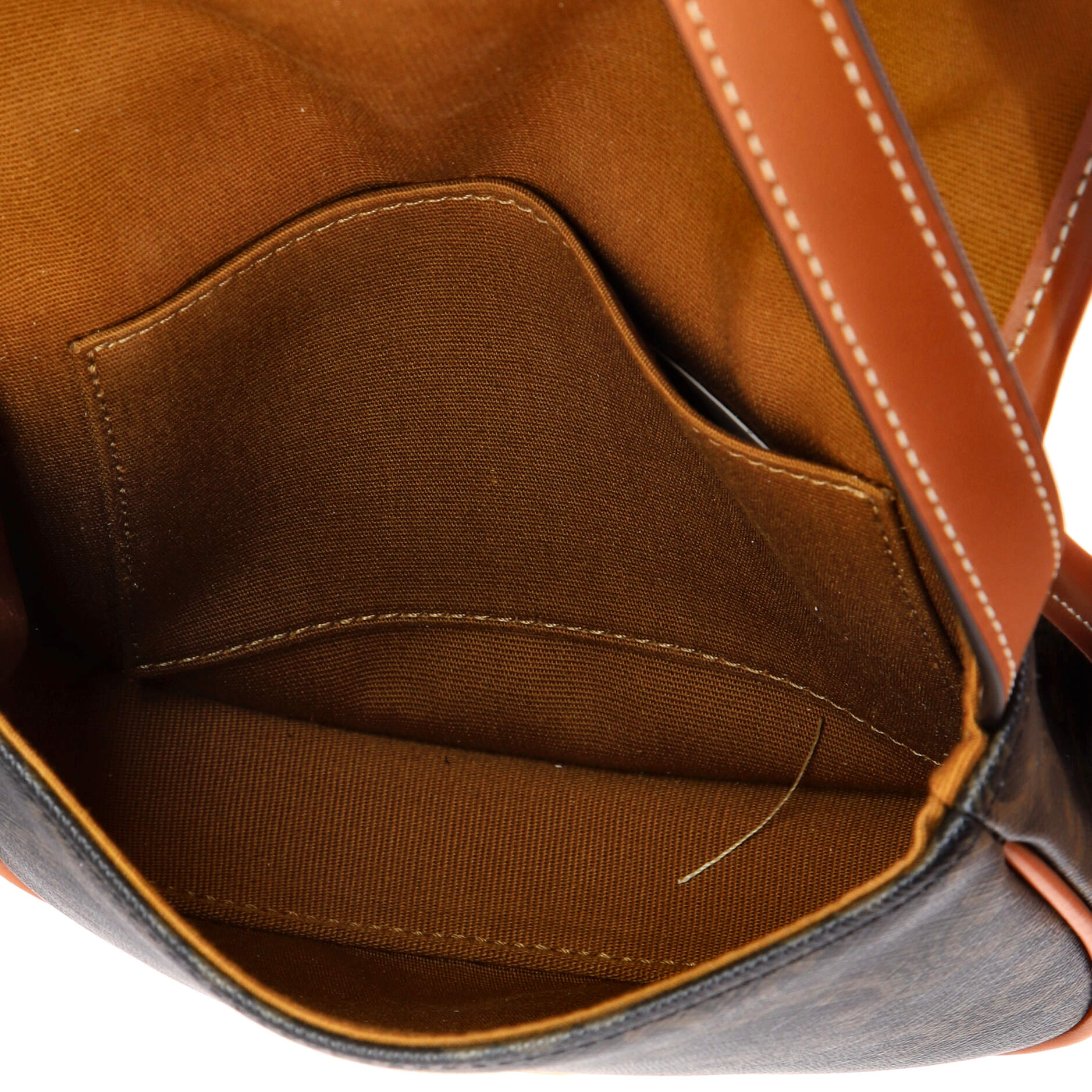 Besace Flap Bag Triomphe Coated Canvas Mini - Image 5