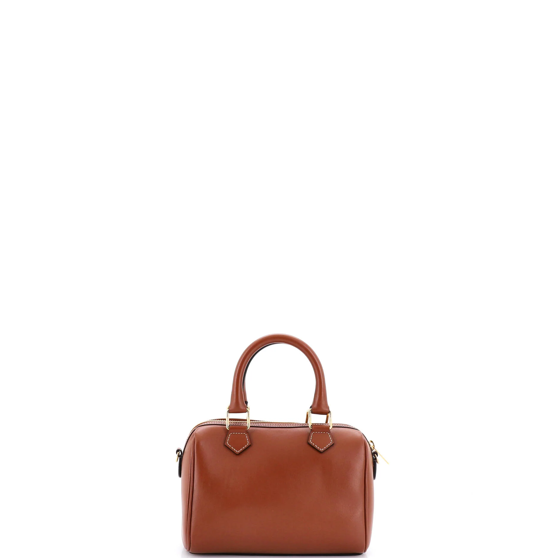 Cuir Triomphe Boston Bag Leather Small - Image 3