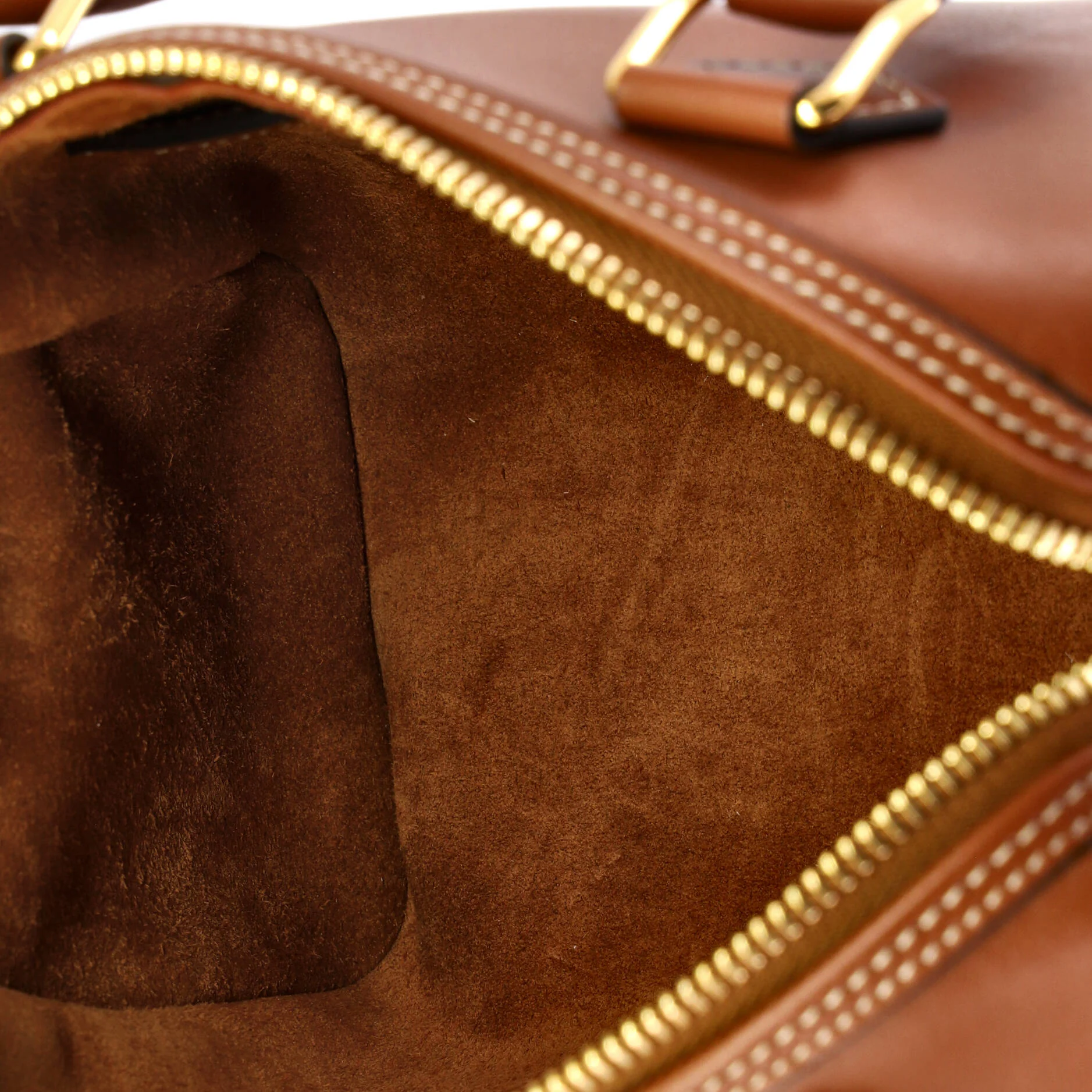 Cuir Triomphe Boston Bag Leather Small - Image 5