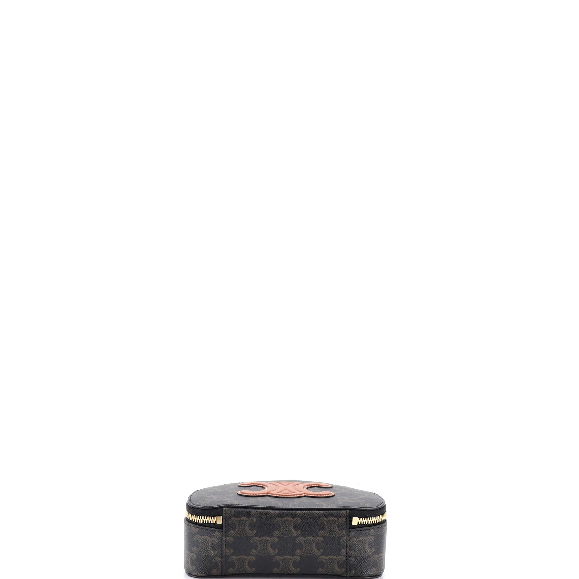Half Moon Case Triomphe Coated Canvas with Leather - Image 4