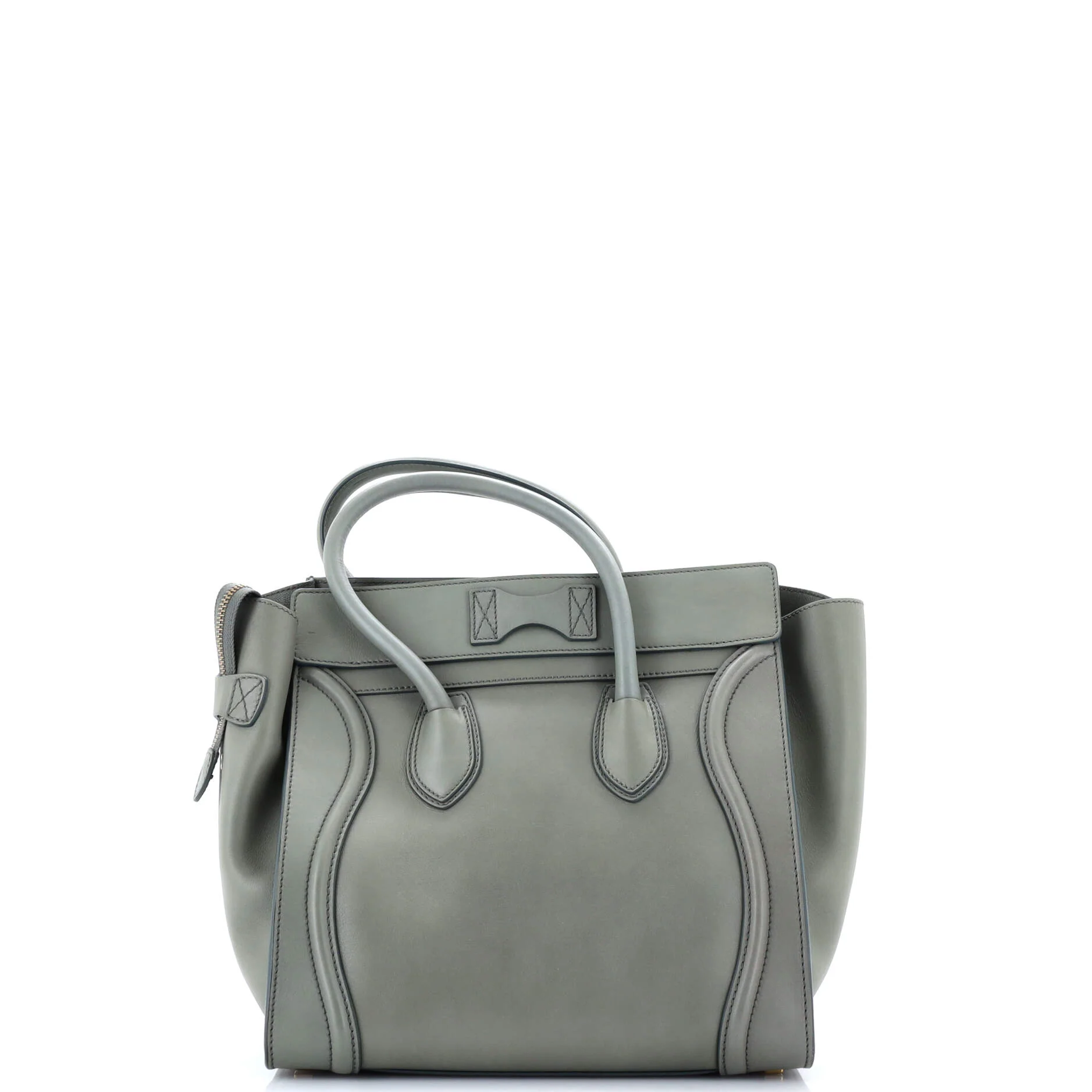 Luggage Bag Smooth Leather Mini - Image 3