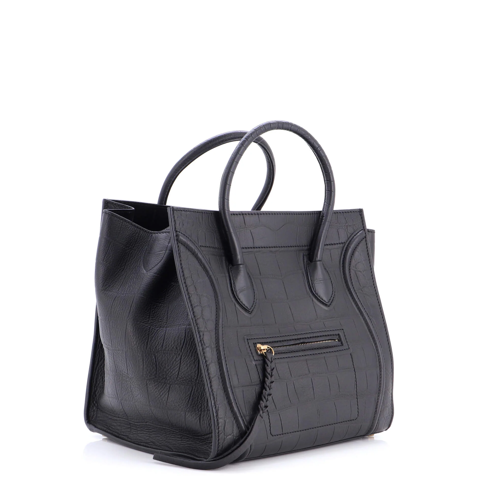 Phantom Bag Crocodile Embossed Leather Medium - Image 2