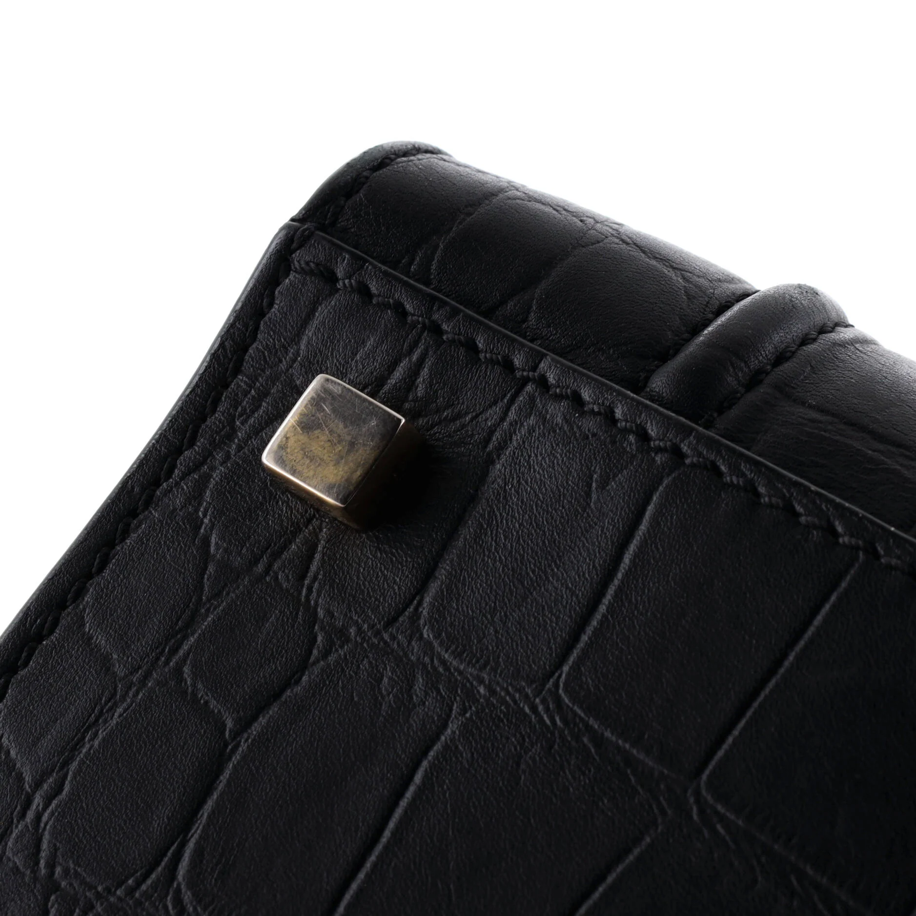 Phantom Bag Crocodile Embossed Leather Medium - Image 6
