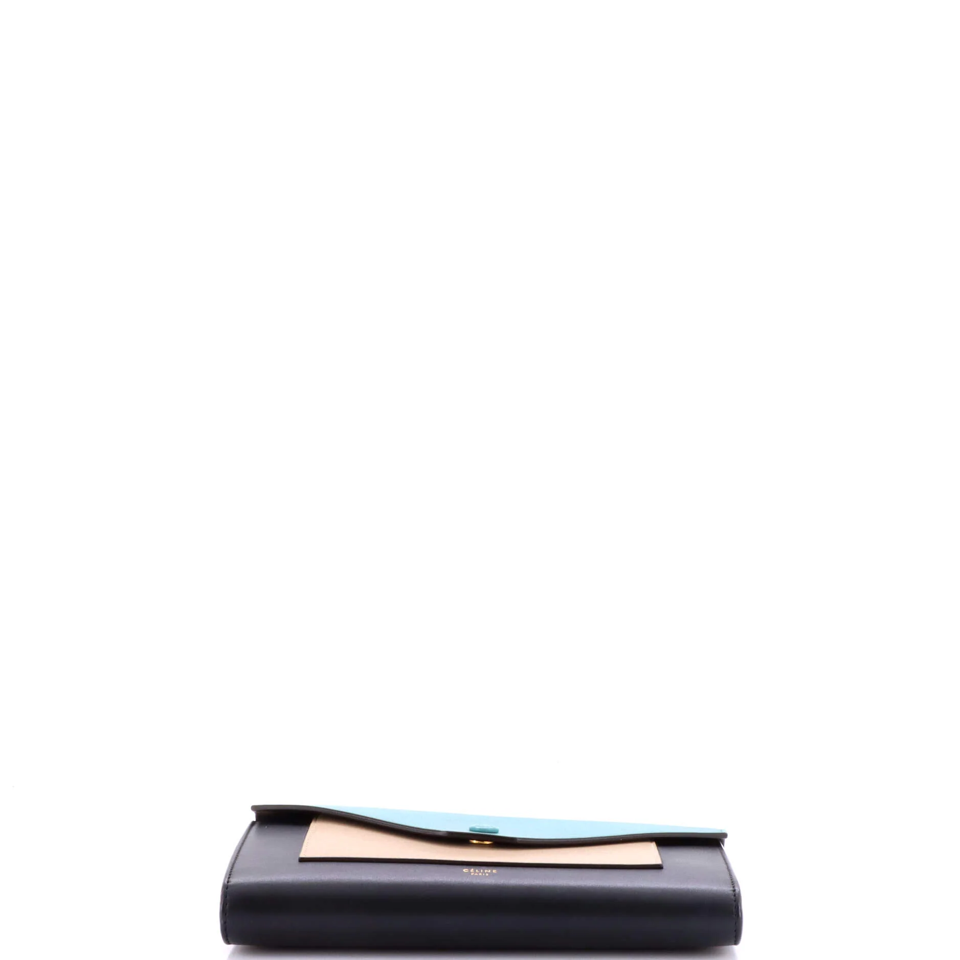 Pocket Envelope Shoulder Bag Leather Small - Image 4