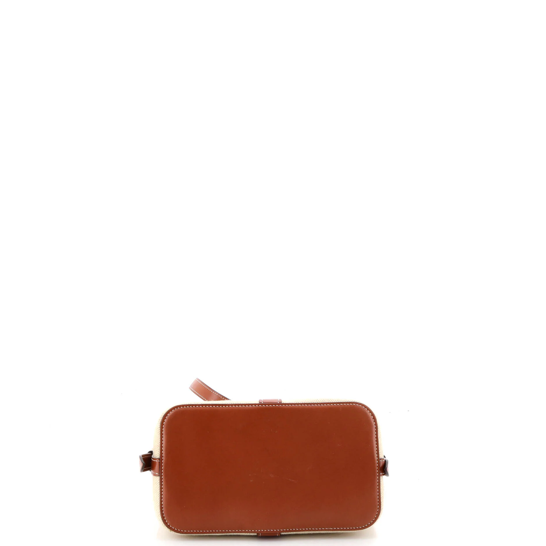 Teen Cabas De France Bag Leather and Canvas Small - Image 4