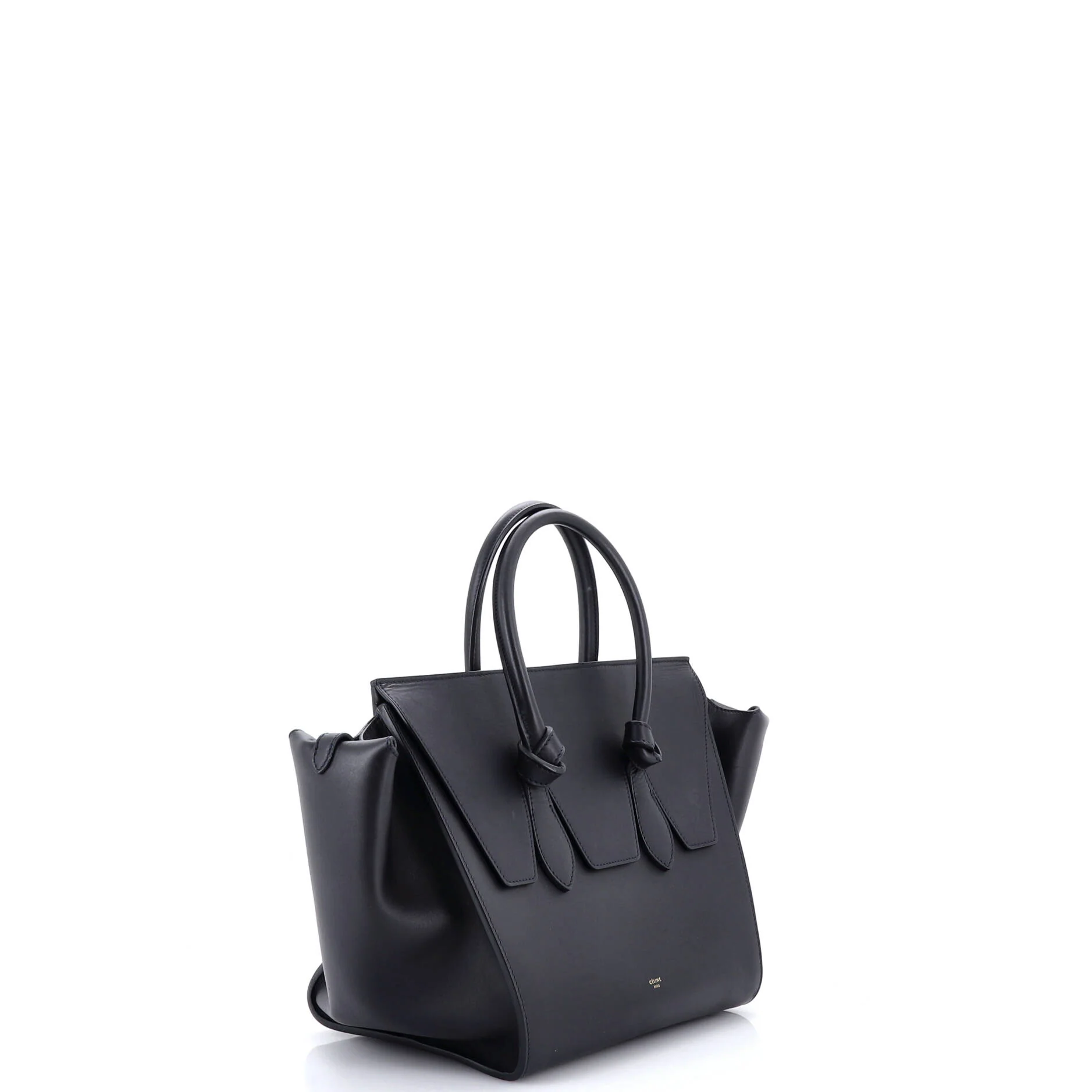 Tie Knot Tote Smooth Leather Small - Image 2