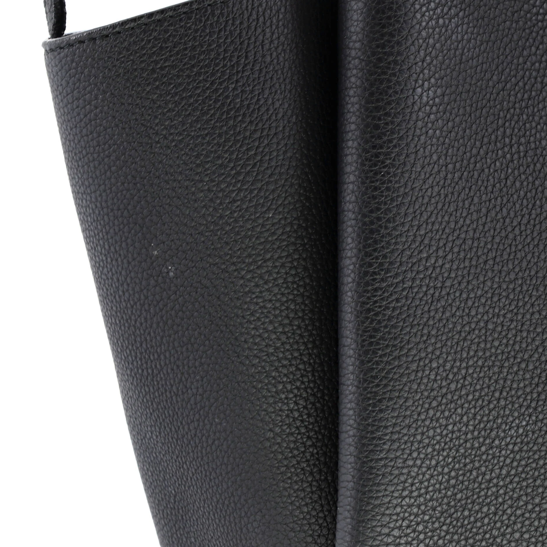 Tri-Fold Shoulder Bag Grained Calfskin Small - Image 6