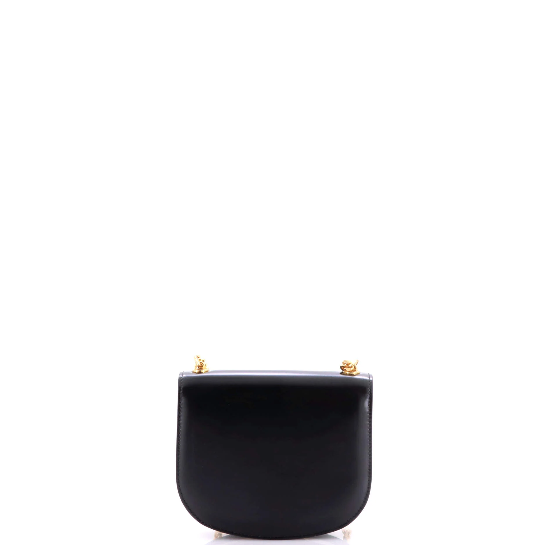 Triomphe Besace Clea Chain Flap Bag Leather - Image 3