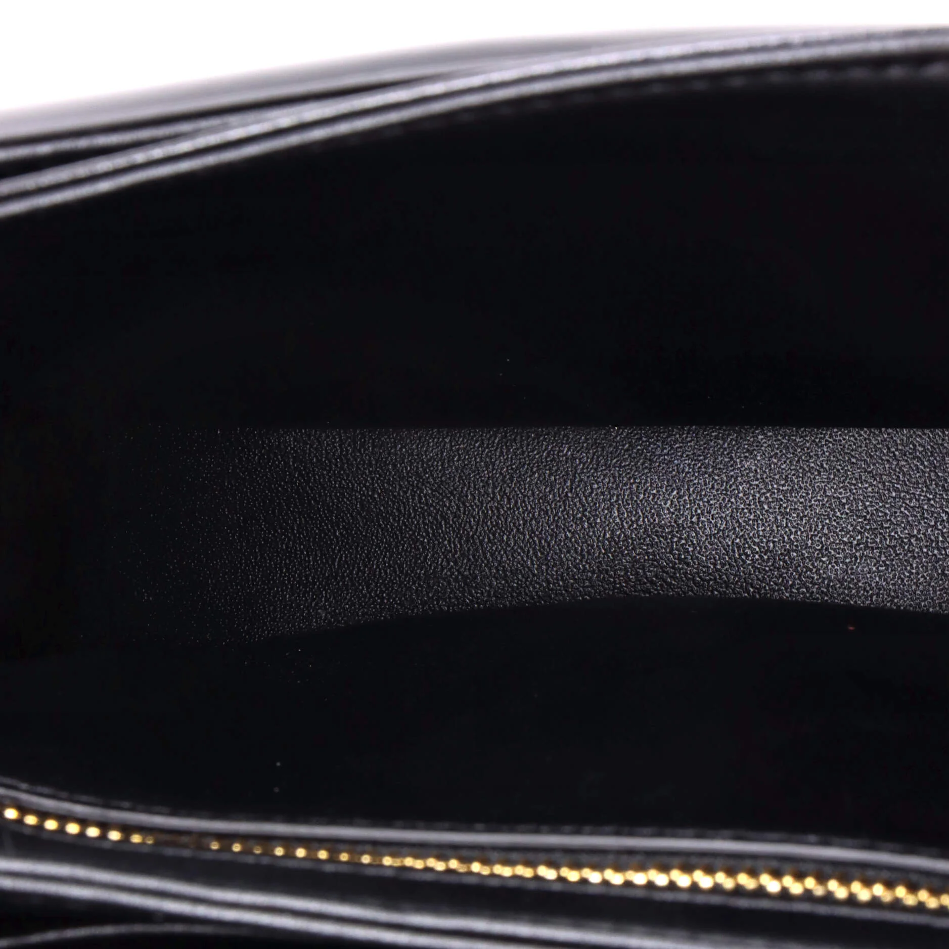 Triomphe Besace Clea Chain Flap Bag Leather - Image 5