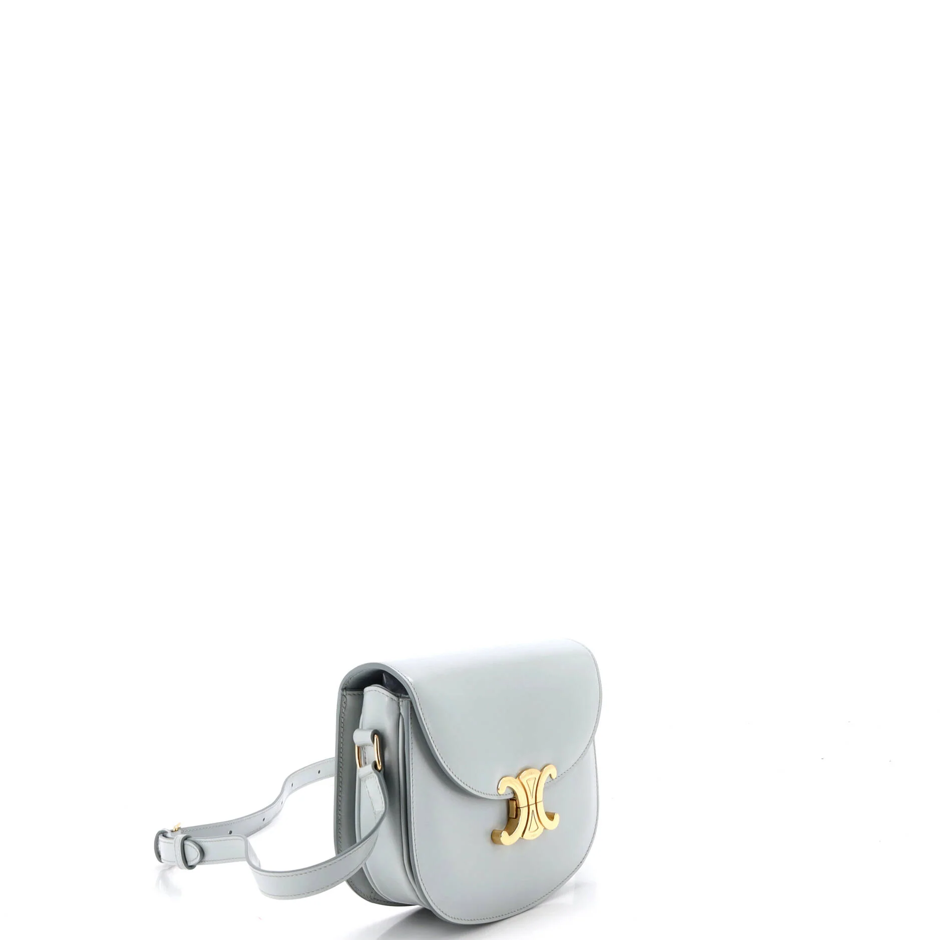 Triomphe Besace Clea Flap Bag Leather - Image 2