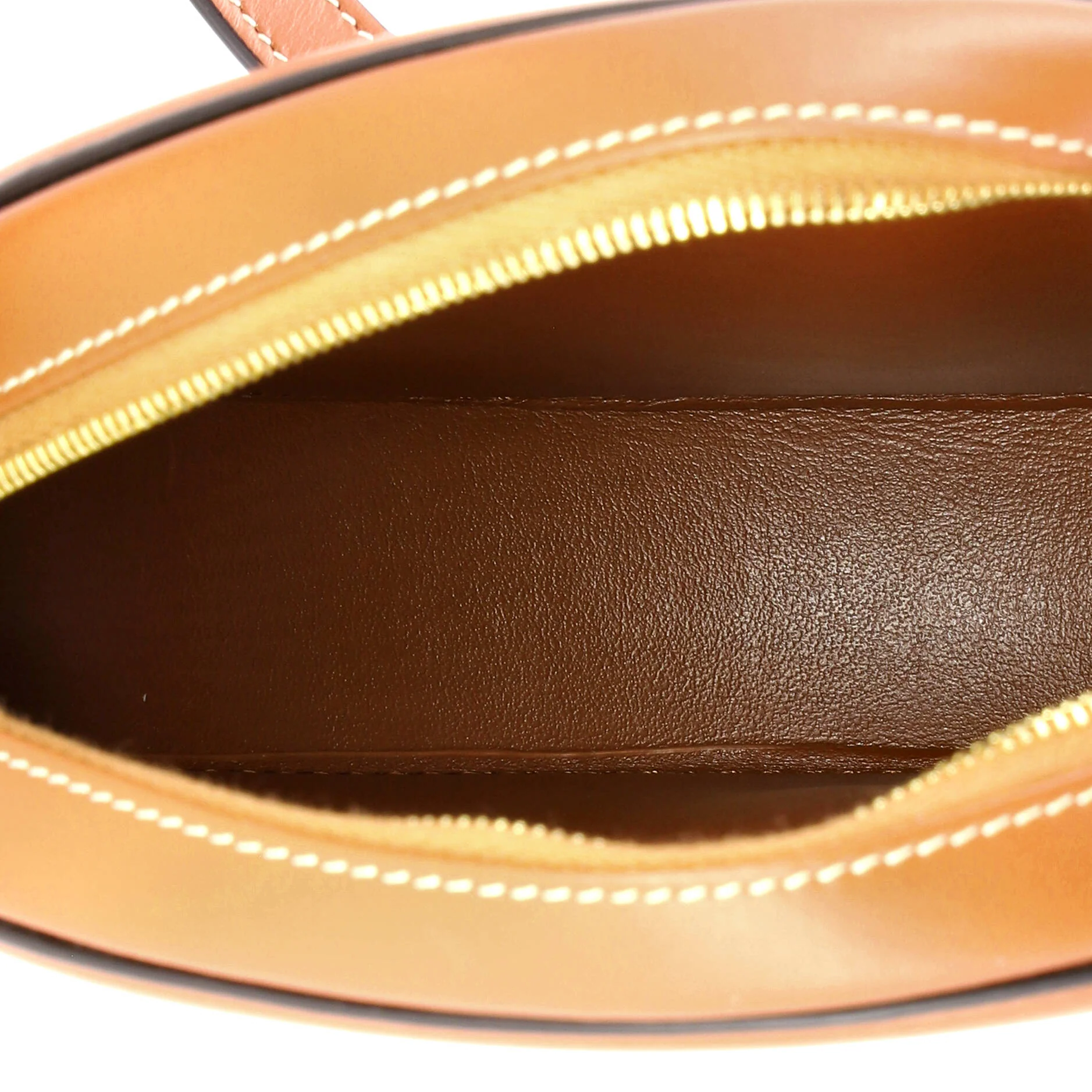 Triomphe Oval Crossbody Bag Canvas and Leather - Image 5