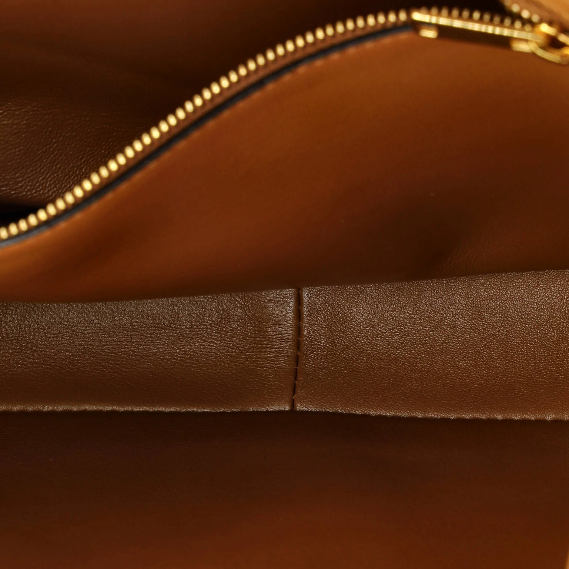 Triomphe Shoulder Bag Canvas with Leather Medium - Image 5