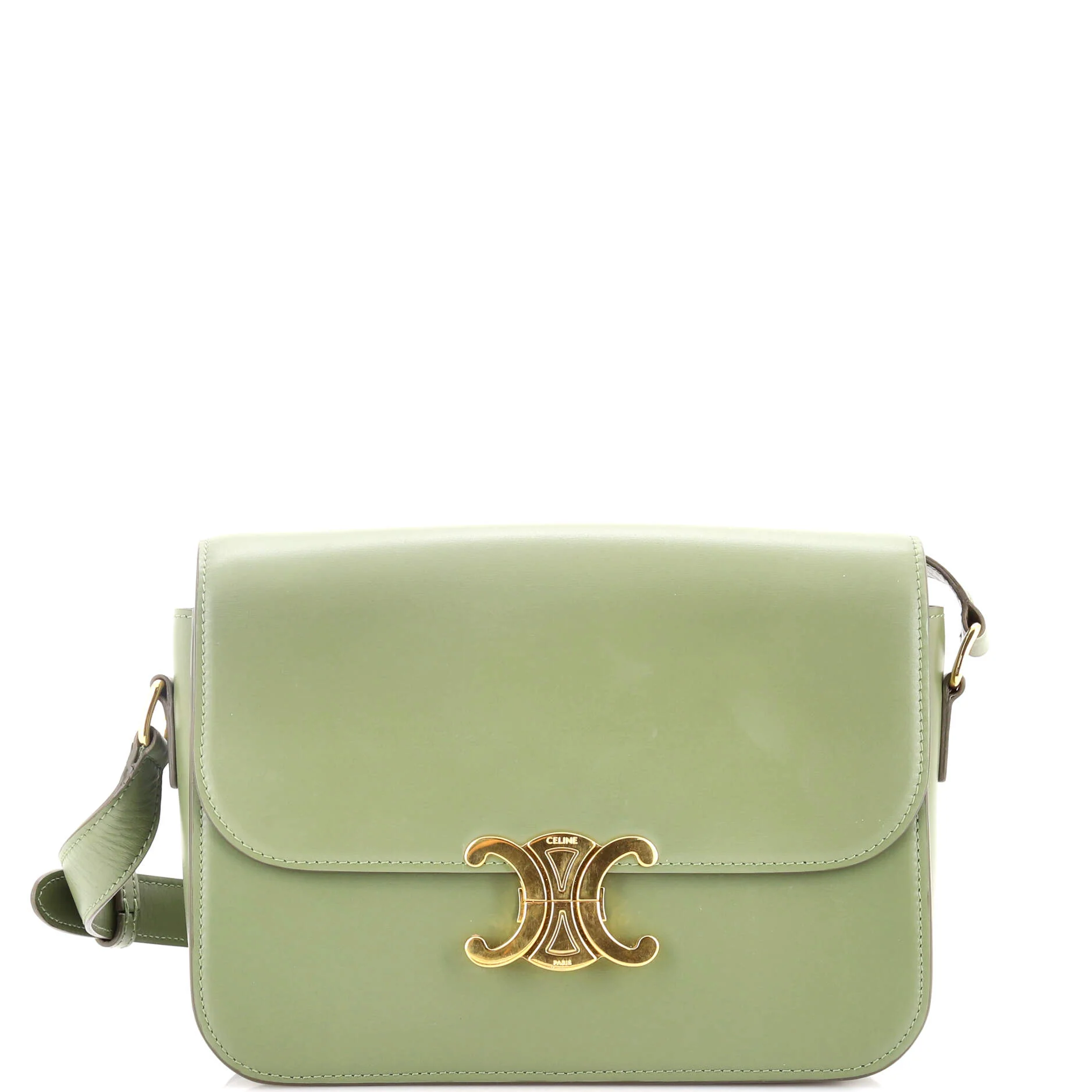 Triomphe Shoulder Bag Smooth Calfskin Medium