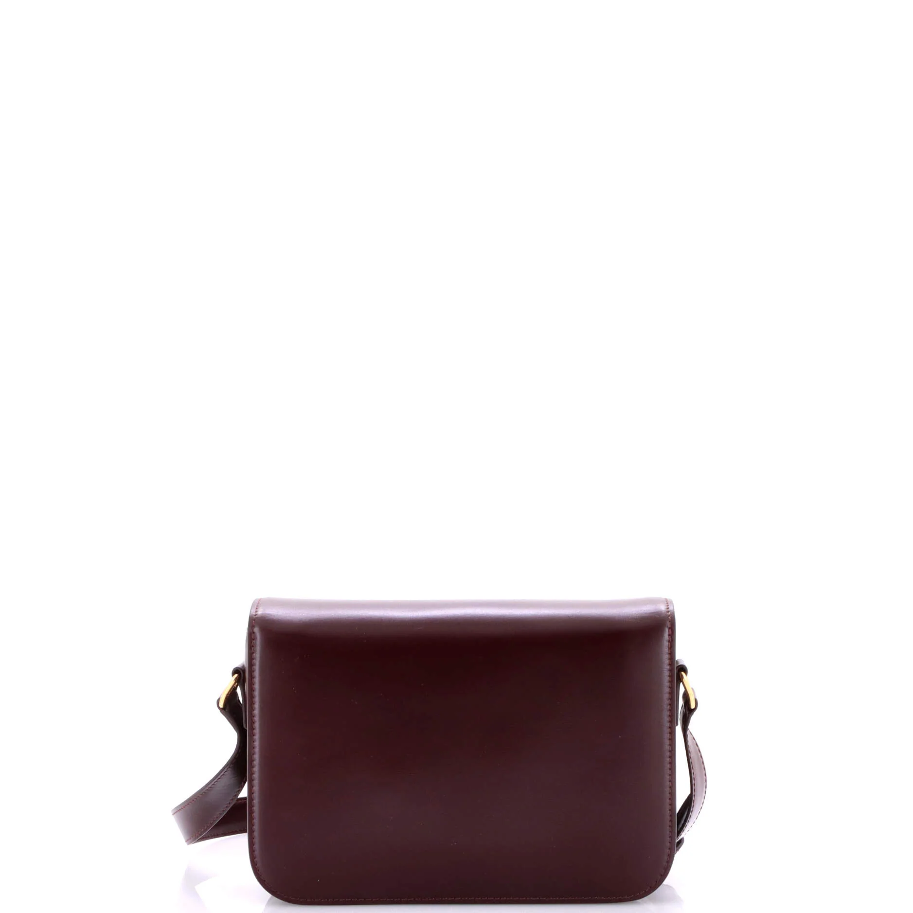 Triomphe Shoulder Bag Smooth Calfskin Medium - Image 3