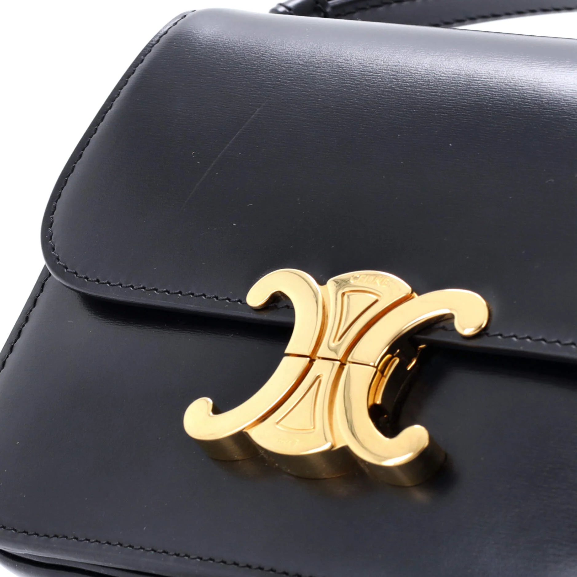 Triomphe Shoulder Bag Smooth Calfskin Teen - Image 6