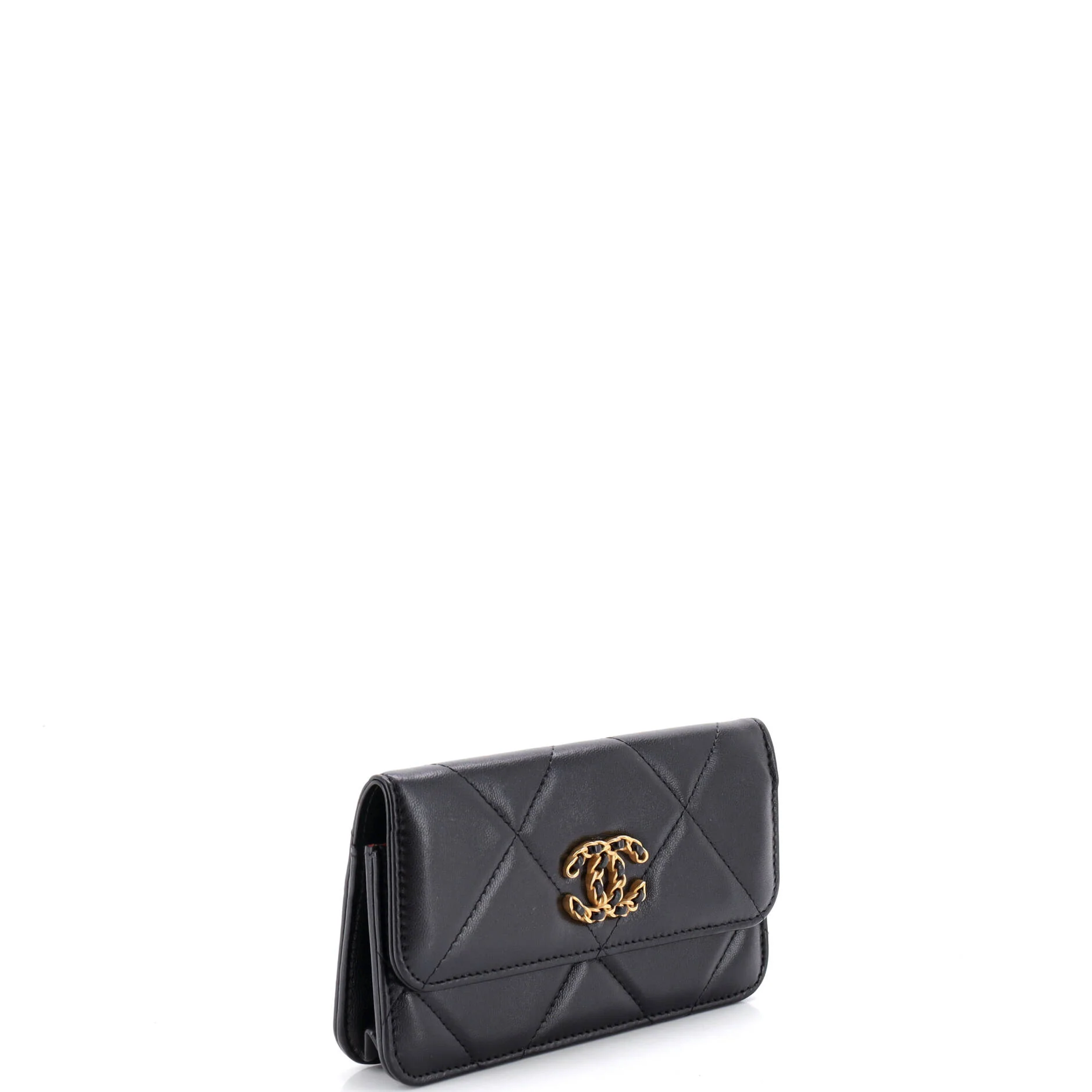 19 Belt Phone Holder Bag Quilted Lambskin - Image 2
