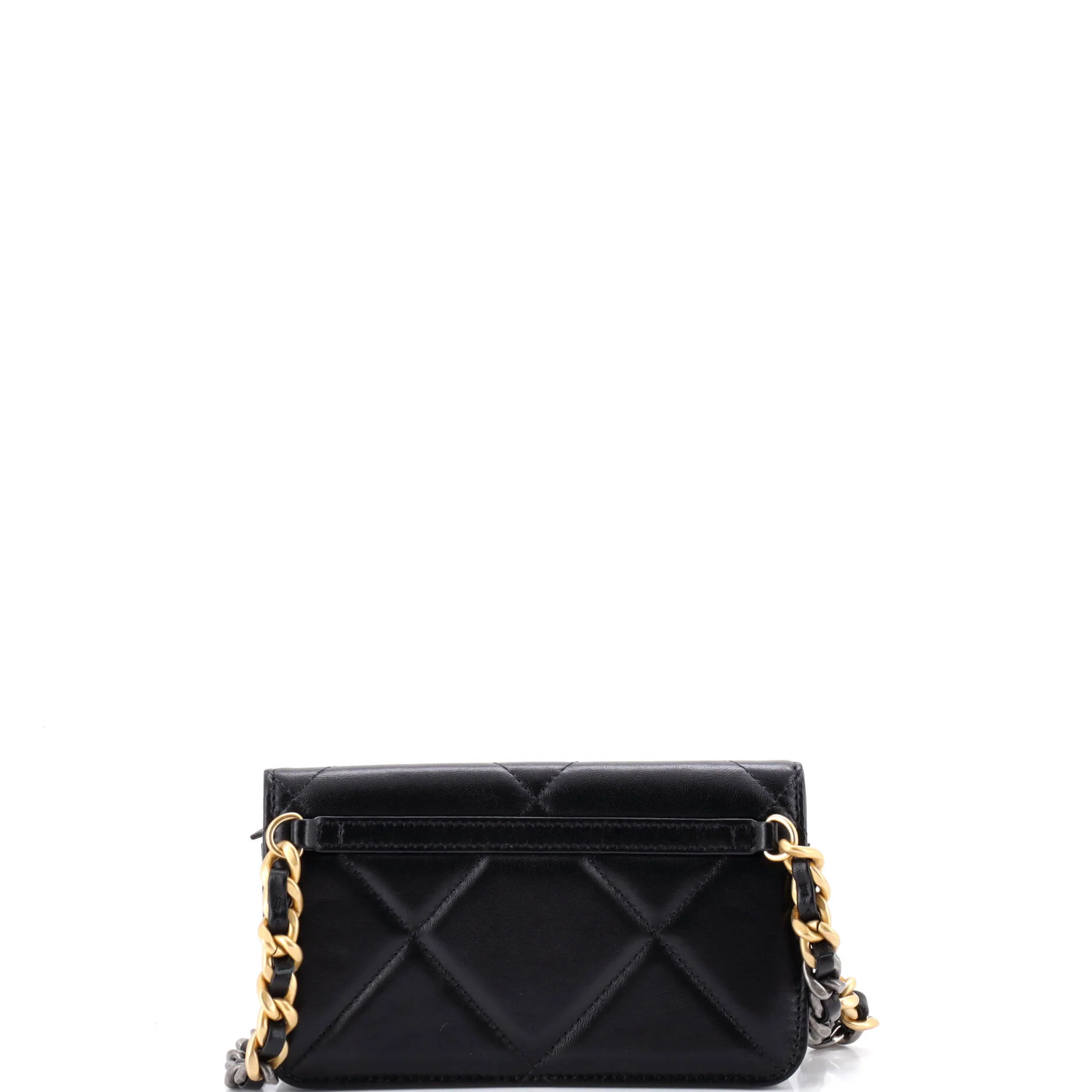 19 Belt Phone Holder Bag Quilted Lambskin - Image 3
