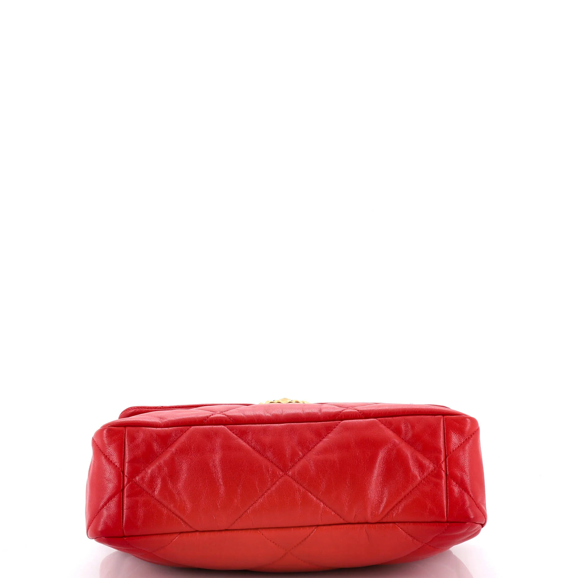 19 Flap Bag Quilted Leather Large - Image 4