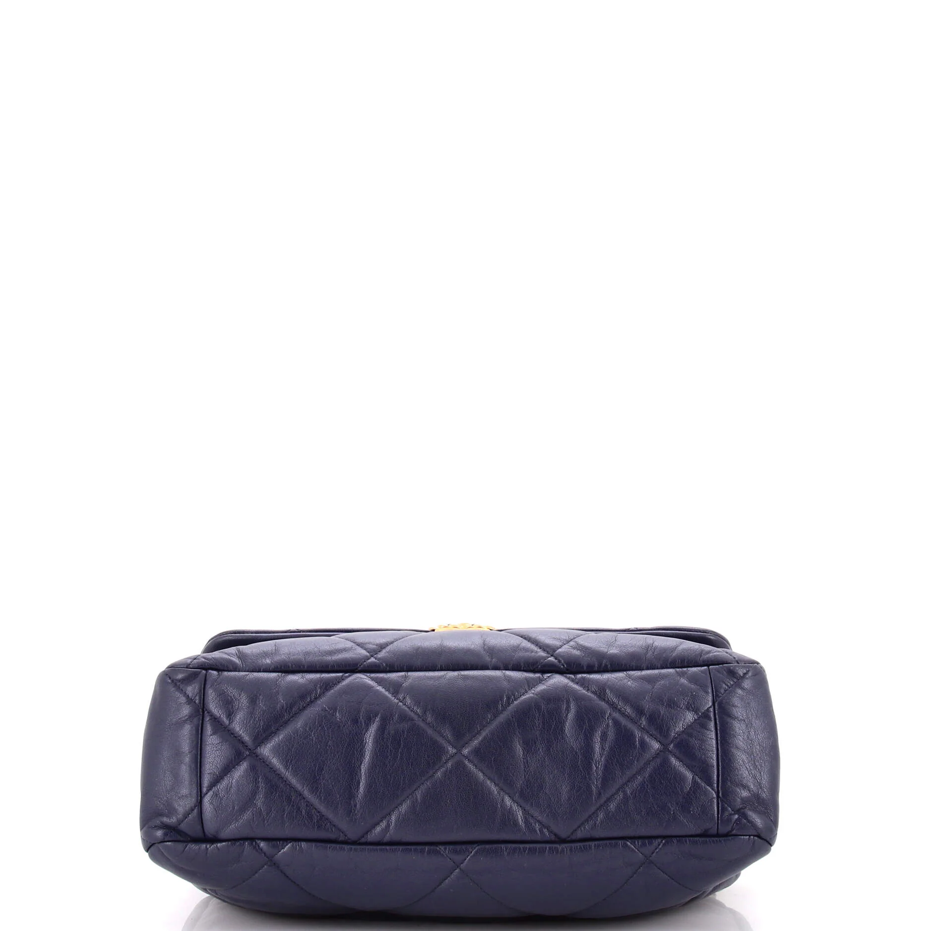 19 Flap Bag Quilted Leather Maxi - Image 4