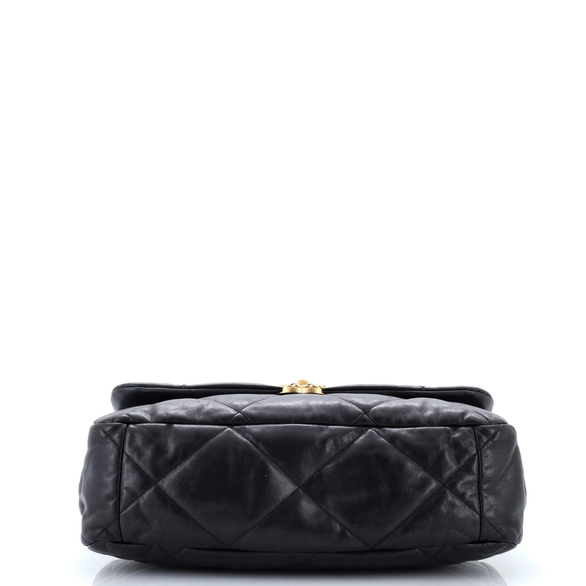 19 Flap Bag Quilted Leather Maxi - Image 4